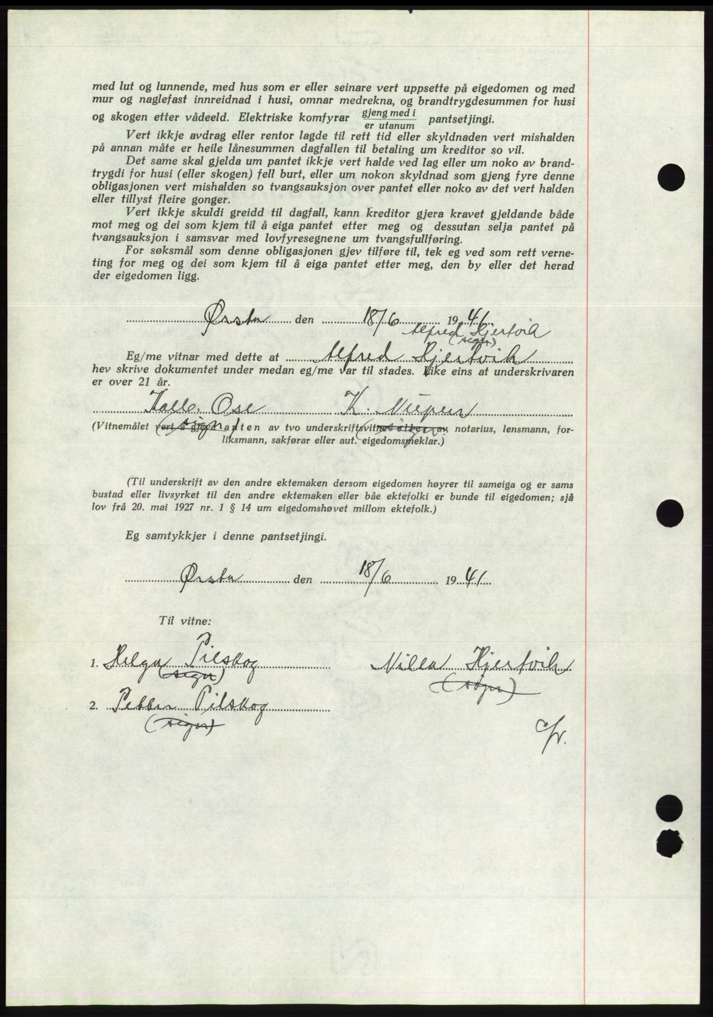 Søre Sunnmøre sorenskriveri, AV/SAT-A-4122/1/2/2C/L0071: Pantebok nr. 65, 1941-1941, Dagboknr: 635/1941