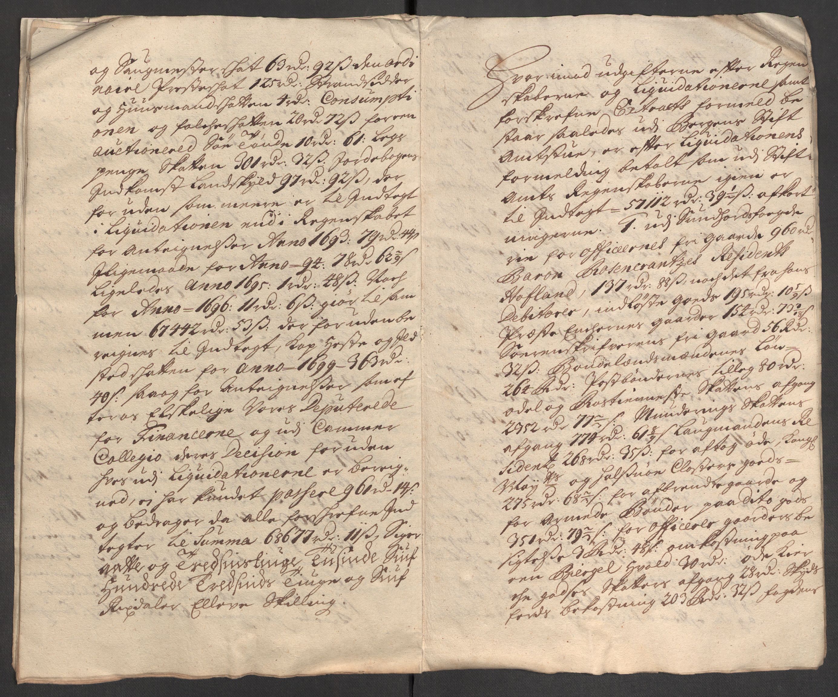 Rentekammeret inntil 1814, Reviderte regnskaper, Fogderegnskap, AV/RA-EA-4092/R48/L2978: Fogderegnskap Sunnhordland og Hardanger, 1699, s. 677