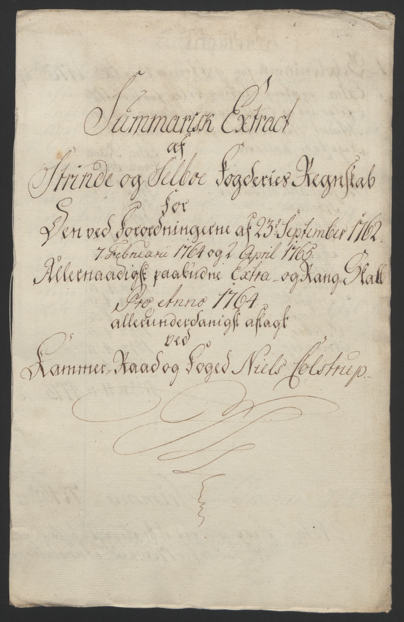 Rentekammeret inntil 1814, Reviderte regnskaper, Fogderegnskap, RA/EA-4092/R61/L4180: Ekstraskatten Strinda og Selbu, 1762-1767, s. 59