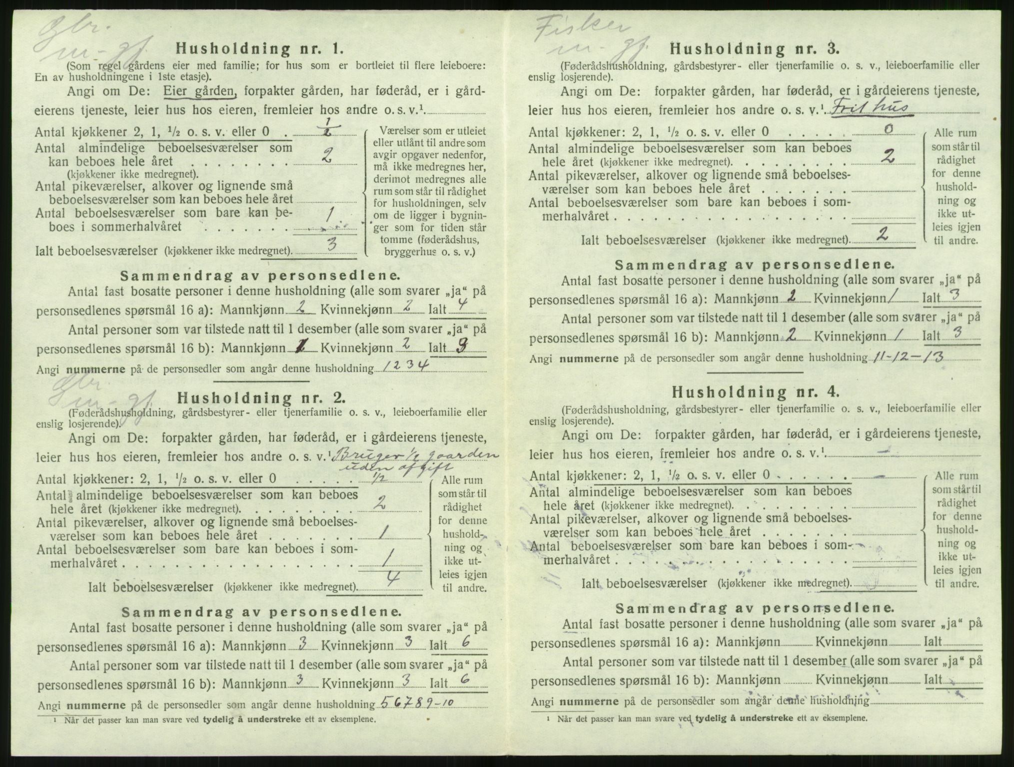 SAT, Folketelling 1920 for 1522 Hjørundfjord herred, 1920, s. 302