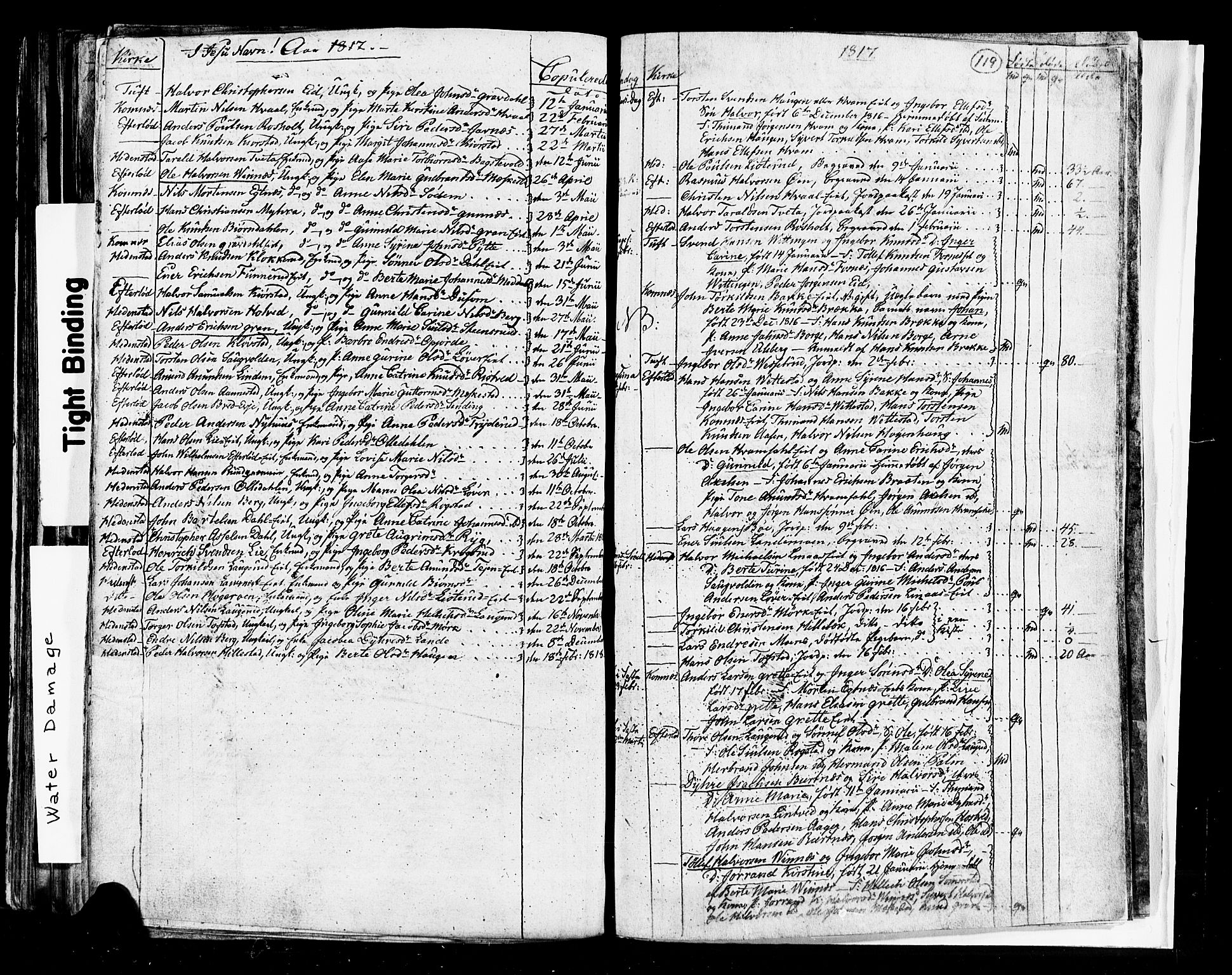 Sandsvær kirkebøker, SAKO/A-244/G/Ga/L0002: Klokkerbok nr. I 2, 1796-1817, s. 119