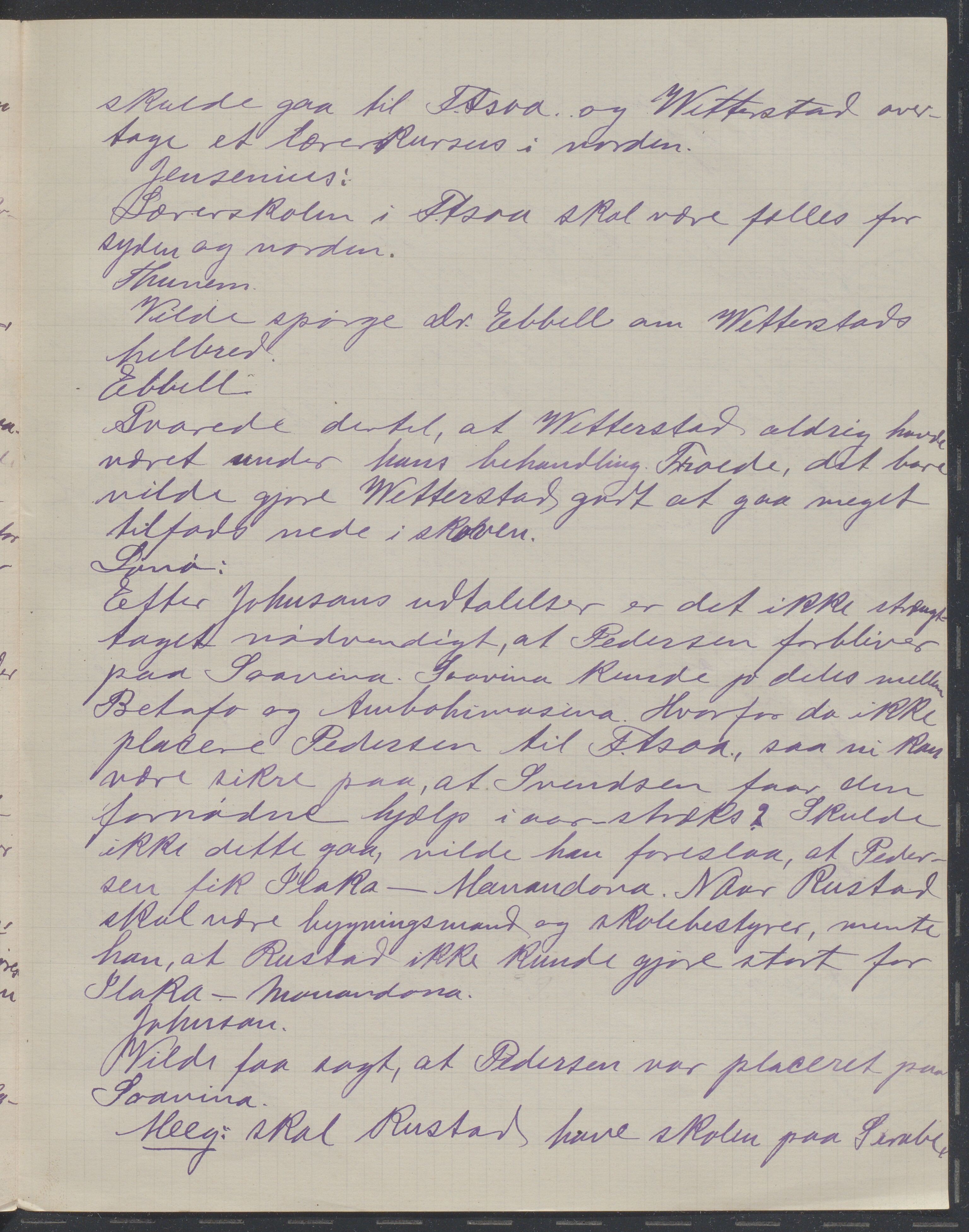 Det Norske Misjonsselskap - hovedadministrasjonen, VID/MA-A-1045/D/Da/Daa/L0043/0009: Konferansereferat og årsberetninger / Konferansereferat fra Madagaskar Innland, del I., 1900