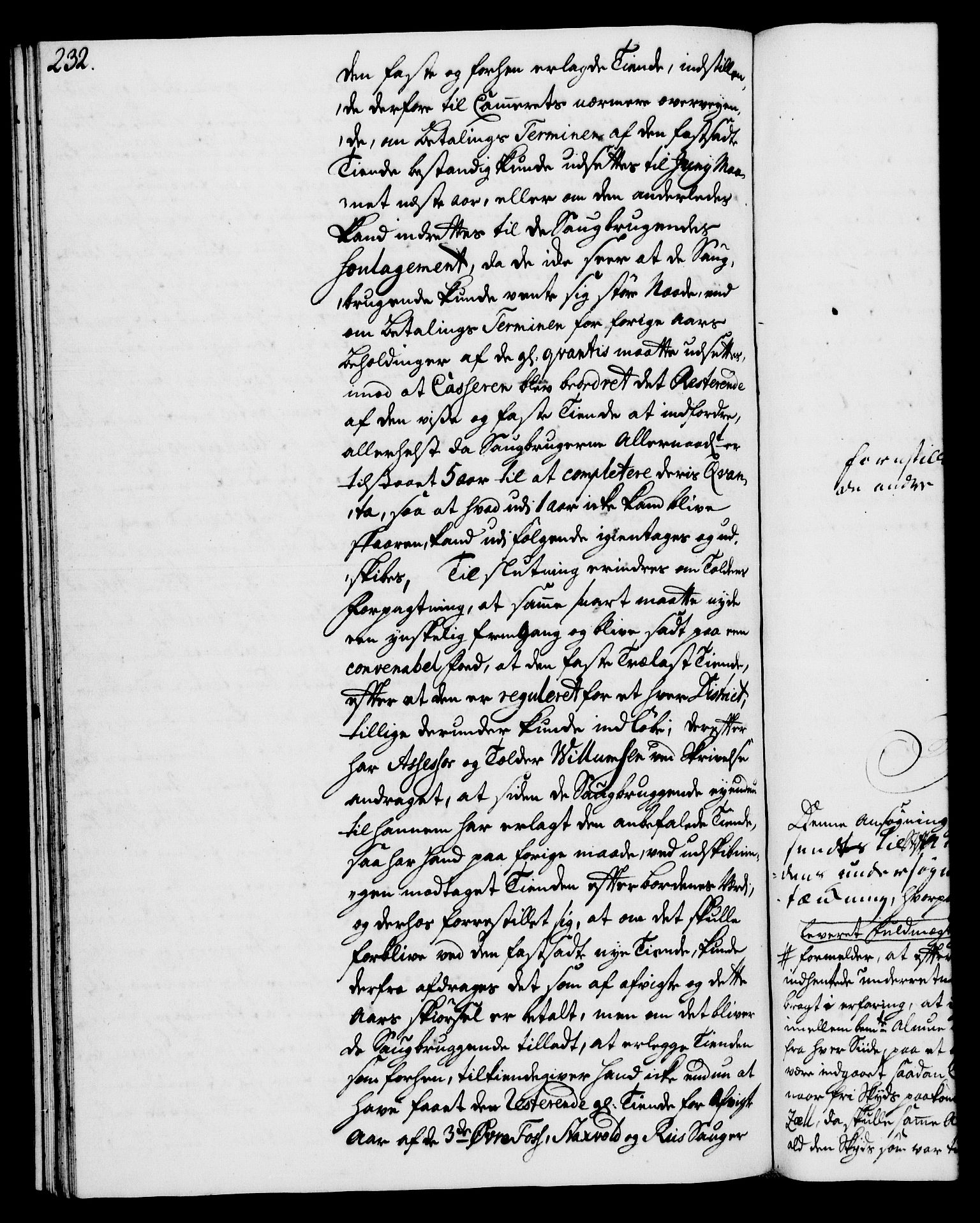 Rentekammeret, Kammerkanselliet, AV/RA-EA-3111/G/Gh/Gha/L0024: Norsk ekstraktmemorialprotokoll (merket RK 53.69), 1742-1743, s. 232