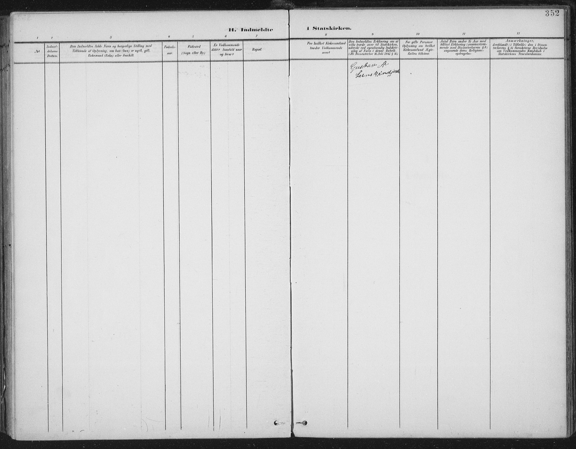 Ministerialprotokoller, klokkerbøker og fødselsregistre - Nord-Trøndelag, AV/SAT-A-1458/723/L0246: Ministerialbok nr. 723A15, 1900-1917, s. 352