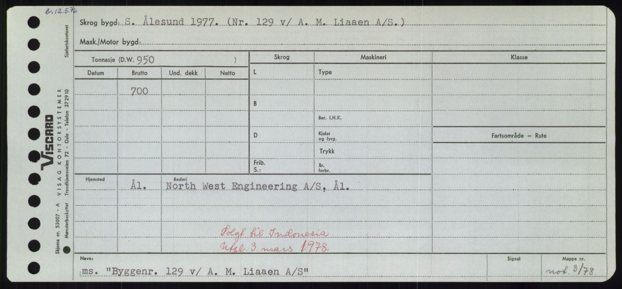 Sjøfartsdirektoratet med forløpere, Skipsmålingen, RA/S-1627/H/Hd/L0006: Fartøy, Byg-Båt, s. 523