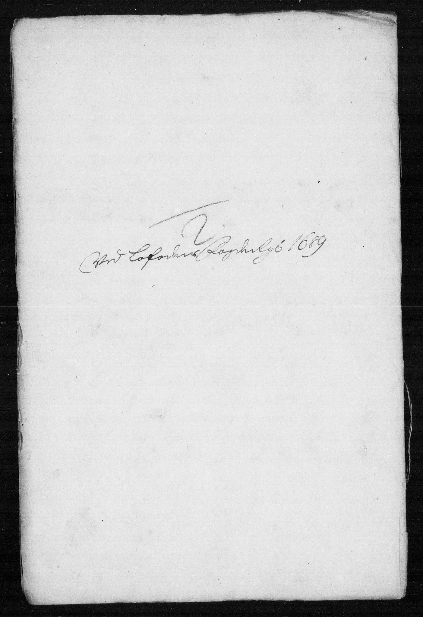 Rentekammeret inntil 1814, Reviderte regnskaper, Stiftamtstueregnskaper, Trondheim stiftamt og Nordland amt, AV/RA-EA-6044/R/Rh/L0013: Nordland amt, 1689