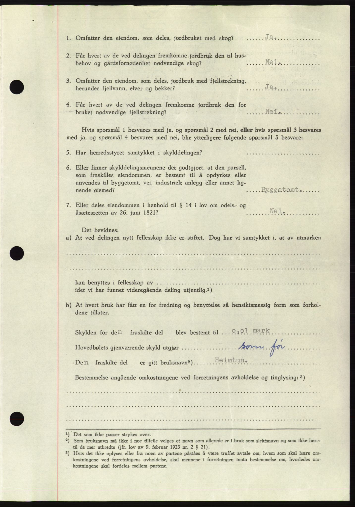 Søre Sunnmøre sorenskriveri, AV/SAT-A-4122/1/2/2C/L0095: Pantebok nr. 21A, 1953-1953, Dagboknr: 1169/1953