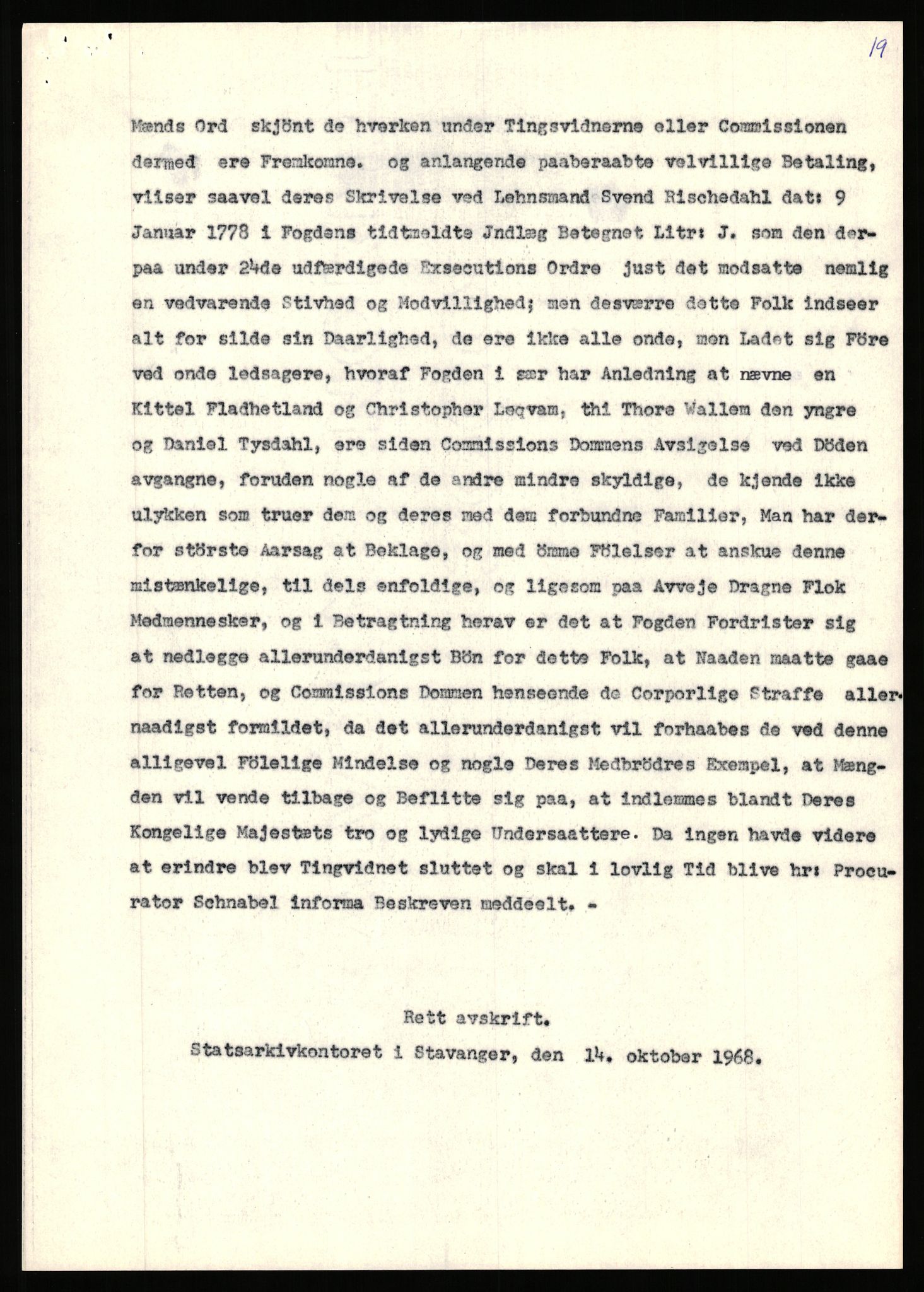Statsarkivet i Stavanger, SAST/A-101971/03/Y/Yj/L0100: Avskrifter sortert etter gårdsnavn: Ålgård - Årsland, 1750-1930, s. 416