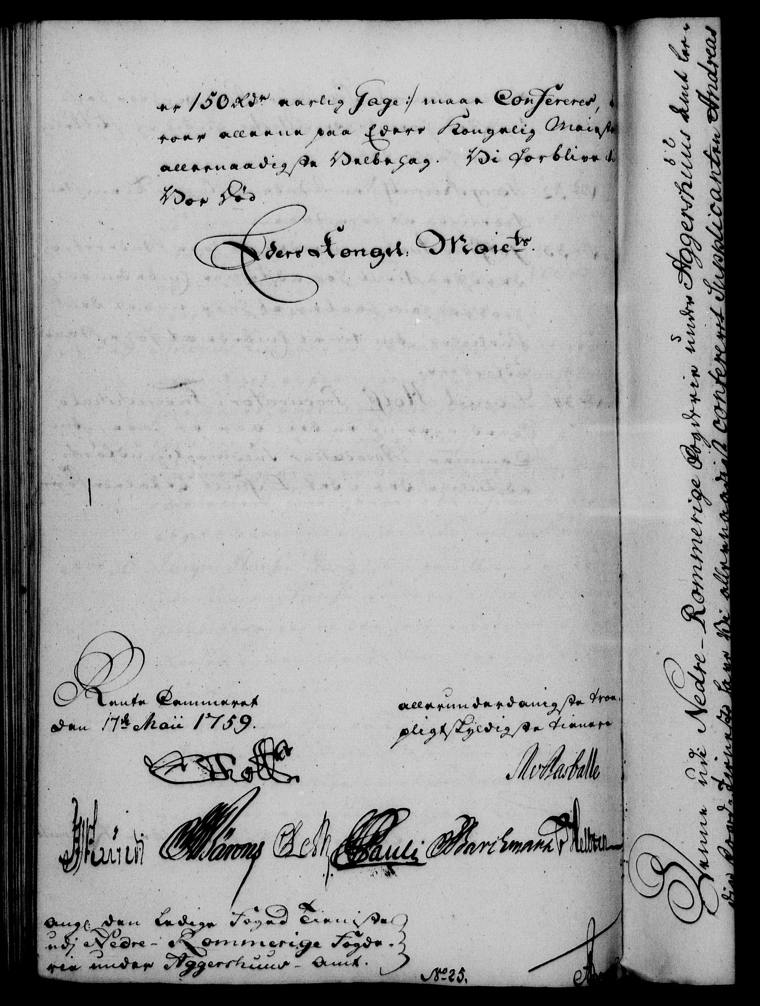 Rentekammeret, Kammerkanselliet, RA/EA-3111/G/Gf/Gfa/L0041: Norsk relasjons- og resolusjonsprotokoll (merket RK 52.41), 1759, s. 397