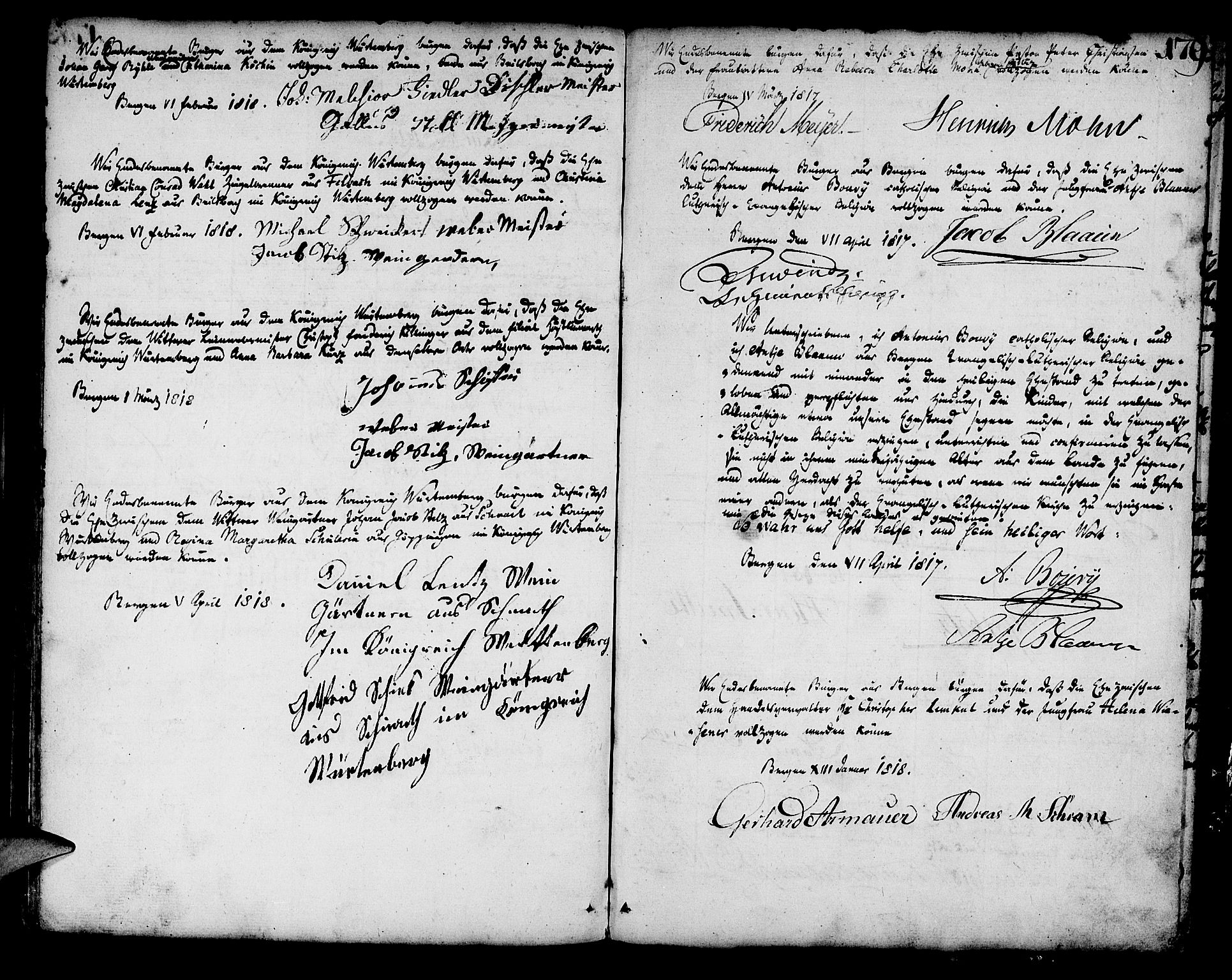 Mariakirken Sokneprestembete, AV/SAB-A-76901/H/Haa/L0003: Ministerialbok nr. A 3, 1786-1815, s. 179