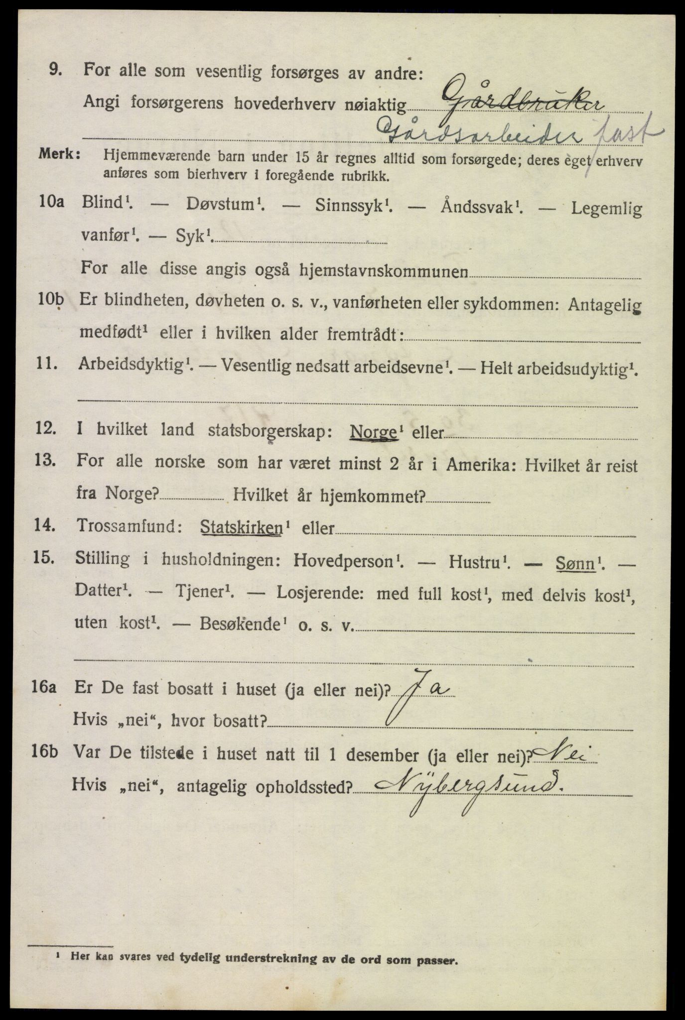 SAH, Folketelling 1920 for 0428 Trysil herred, 1920, s. 7716