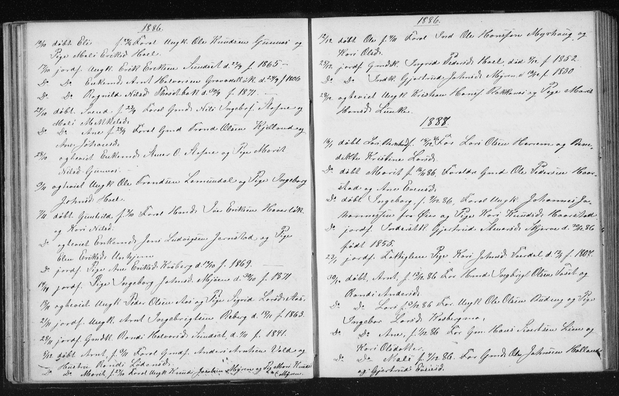 Ministerialprotokoller, klokkerbøker og fødselsregistre - Sør-Trøndelag, AV/SAT-A-1456/674/L0875: Klokkerbok nr. 674C02, 1873-1891