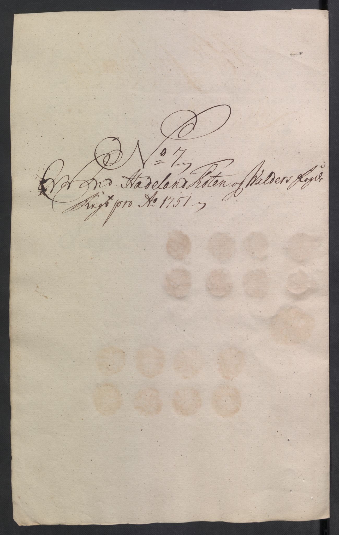 Rentekammeret inntil 1814, Reviderte regnskaper, Fogderegnskap, AV/RA-EA-4092/R18/L1348: Fogderegnskap Hadeland, Toten og Valdres, 1750-1751, s. 394