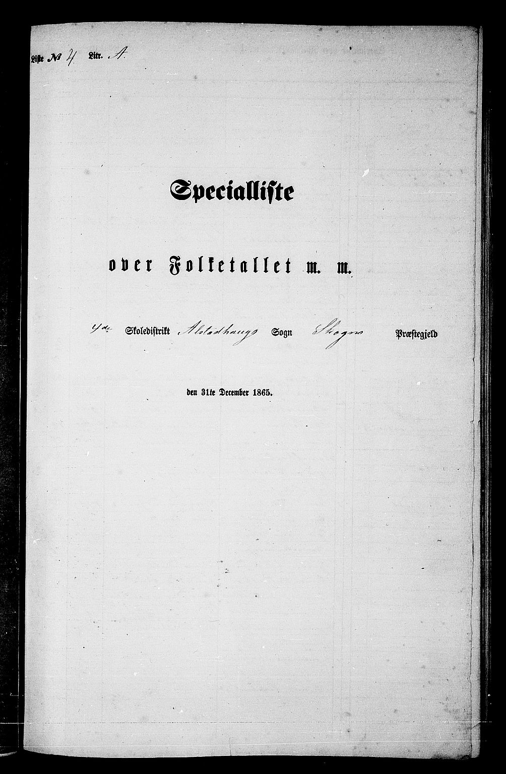 RA, Folketelling 1865 for 1719P Skogn prestegjeld, 1865, s. 96