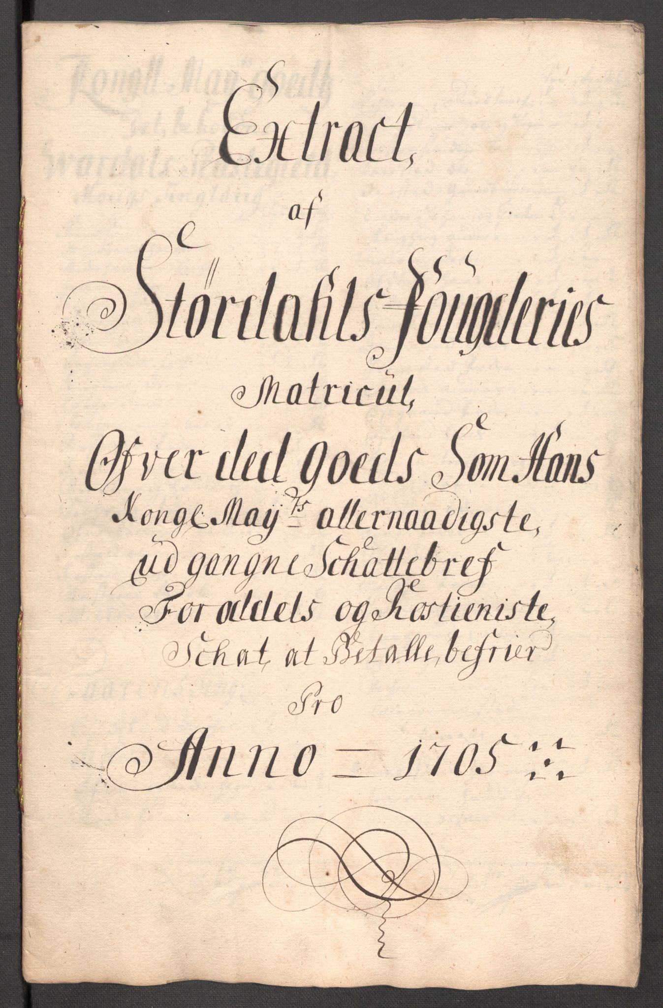 Rentekammeret inntil 1814, Reviderte regnskaper, Fogderegnskap, AV/RA-EA-4092/R62/L4196: Fogderegnskap Stjørdal og Verdal, 1705-1706, s. 236