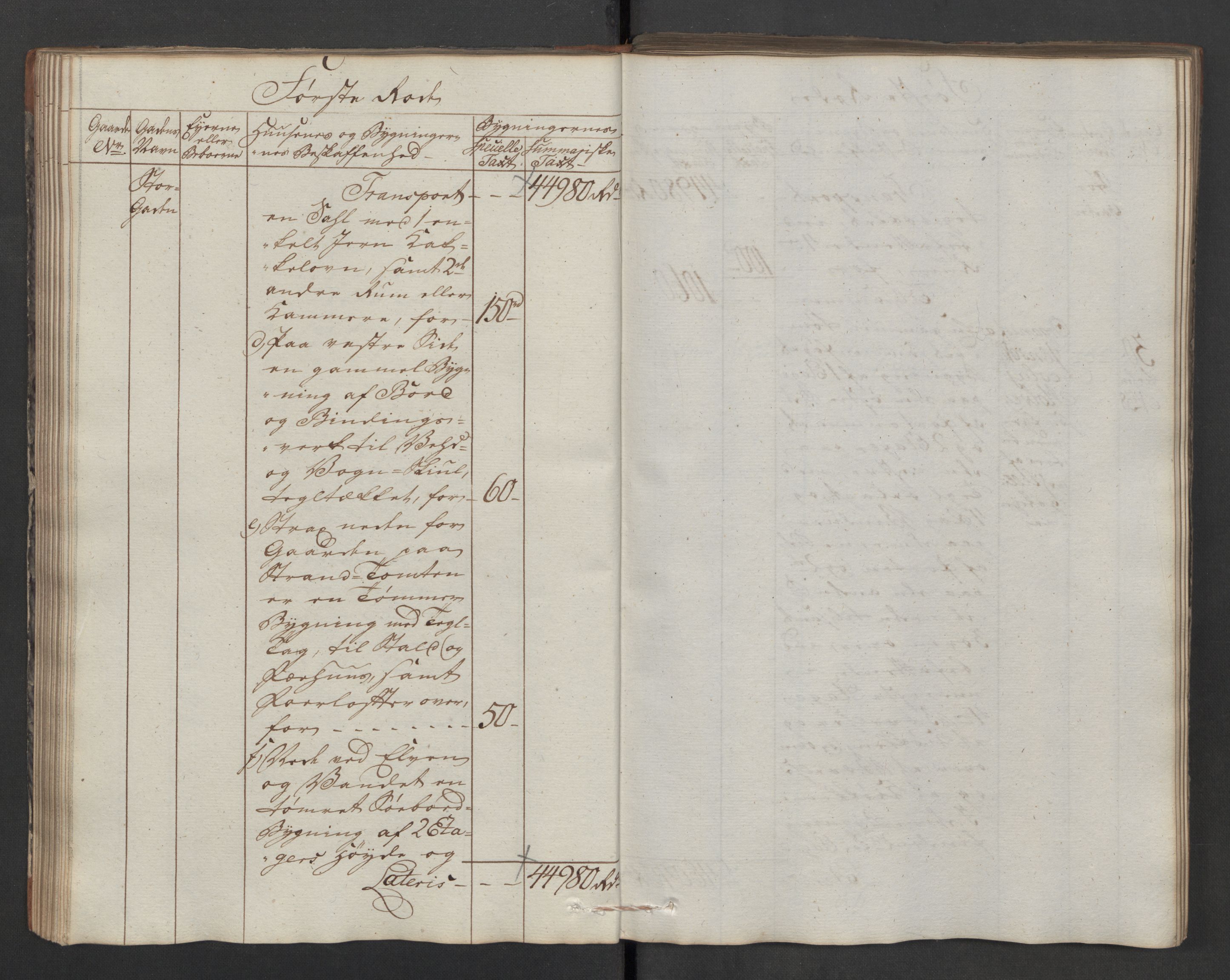 Kommersekollegiet, Brannforsikringskontoret 1767-1814, AV/RA-EA-5458/F/Fa/L0040/0005: Moss / Branntakstprotokoll, 1797, s. 66