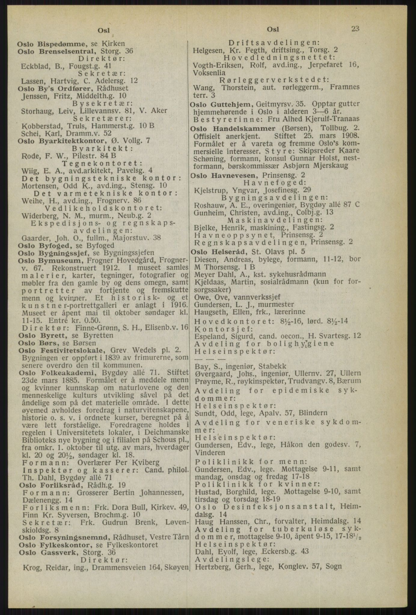 Kristiania/Oslo adressebok, PUBL/-, 1944, s. 23
