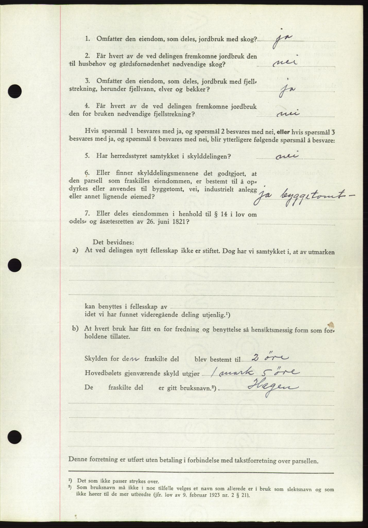 Søre Sunnmøre sorenskriveri, AV/SAT-A-4122/1/2/2C/L0095: Pantebok nr. 21A, 1953-1953, Dagboknr: 1825/1953