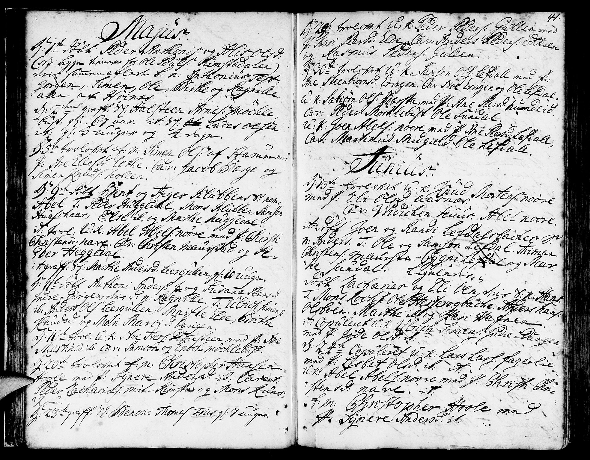 Davik sokneprestembete, AV/SAB-A-79701/H/Haa/Haaa/L0002: Ministerialbok nr. A 2, 1742-1816, s. 41
