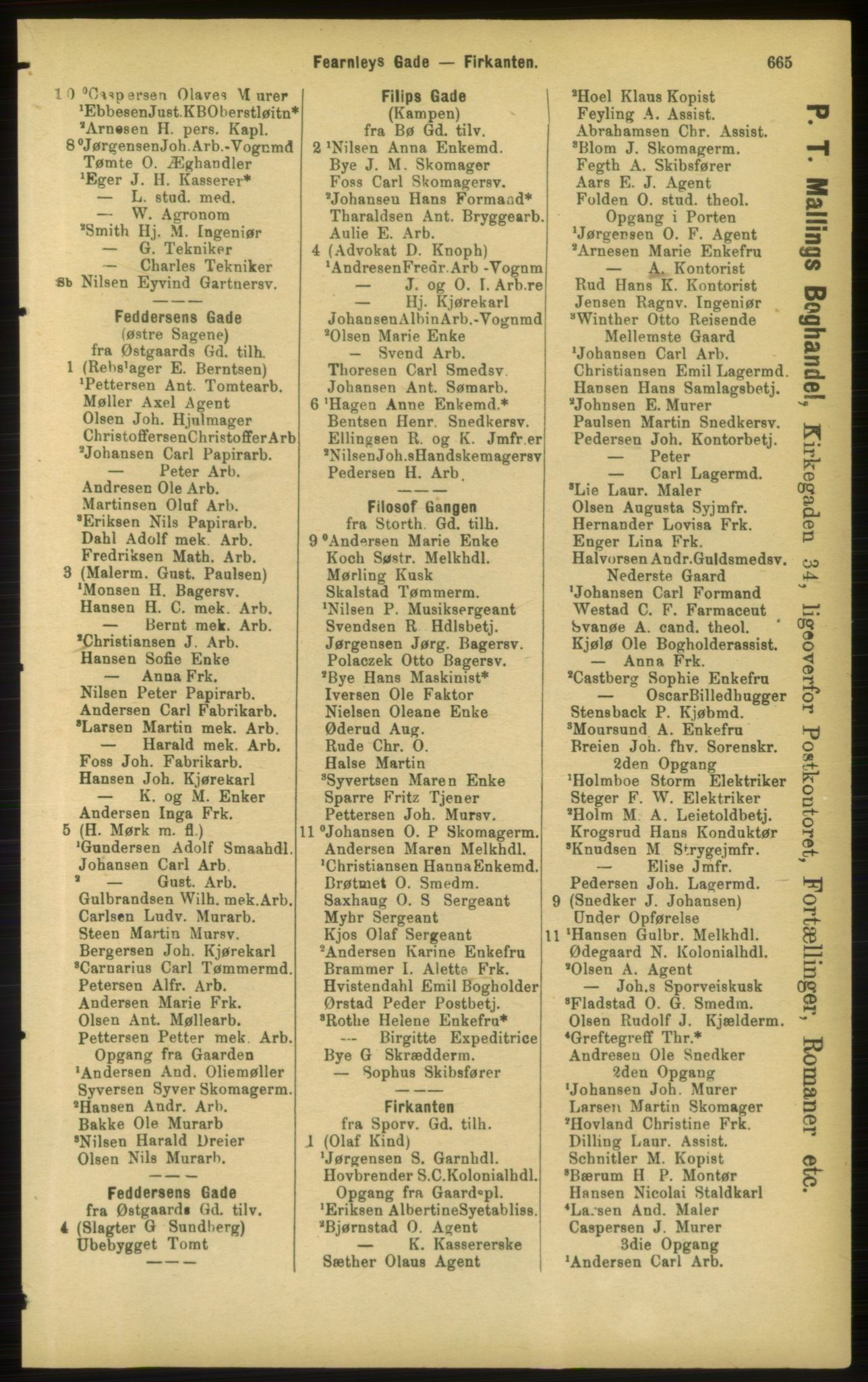 Kristiania/Oslo adressebok, PUBL/-, 1898, s. 665