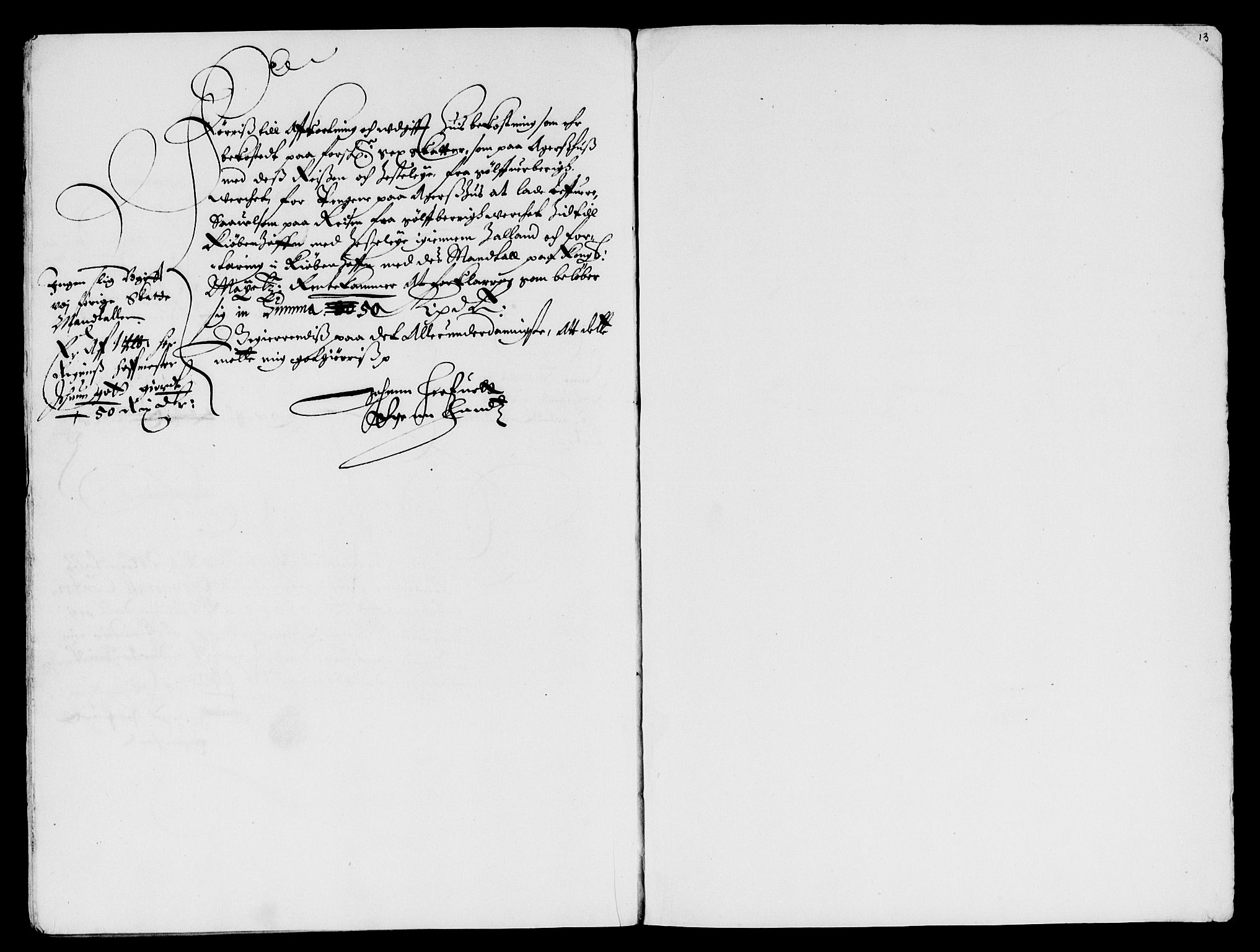 Rentekammeret inntil 1814, Reviderte regnskaper, Lensregnskaper, RA/EA-5023/R/Rb/Rbn/L0003: Numedal og Sandsvær len, 1643-1648