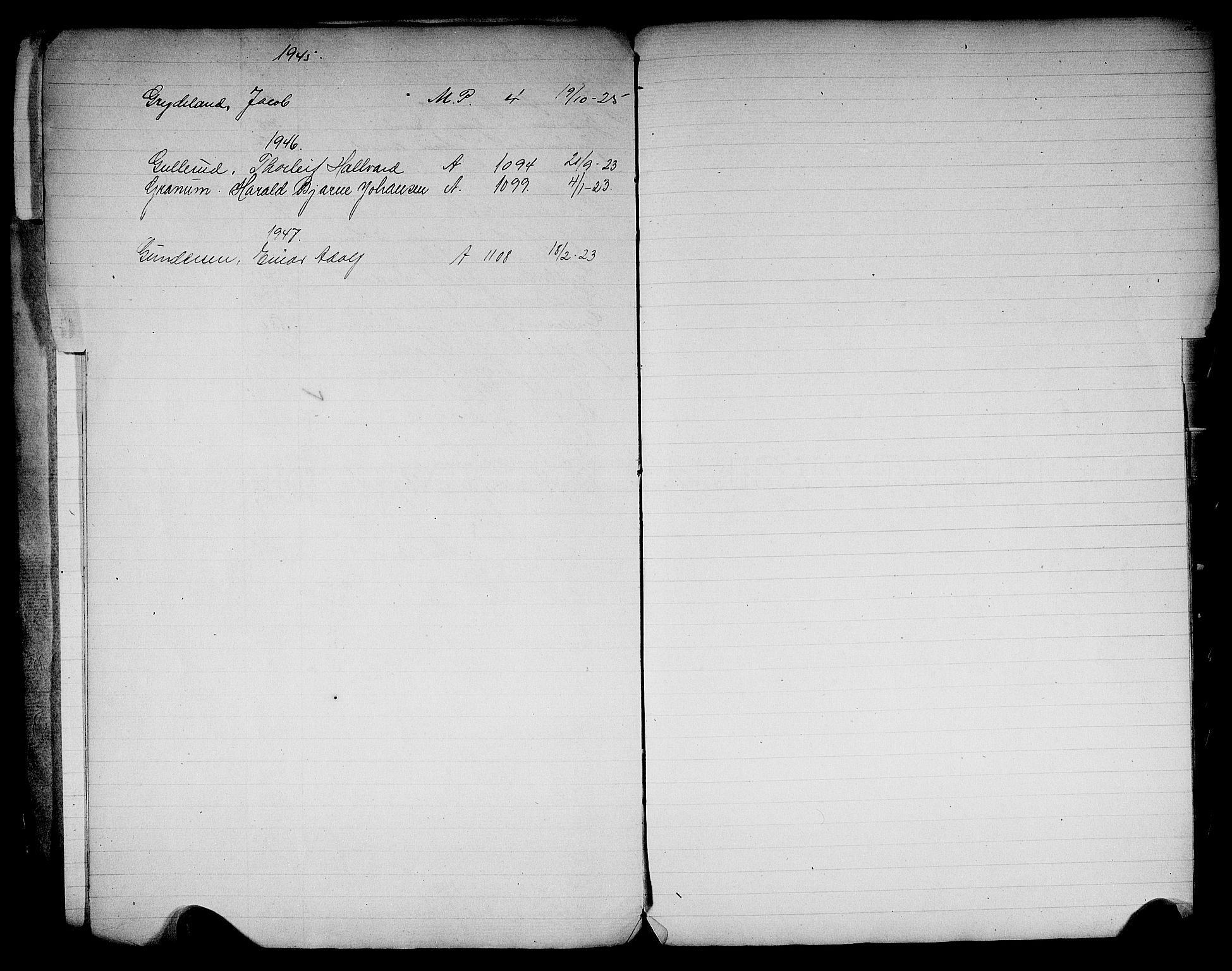 Drøbak mønstringskontor, SAO/A-10569f/F/Fa/L0002: Register over hovedrulle, 1860-1948, s. 18