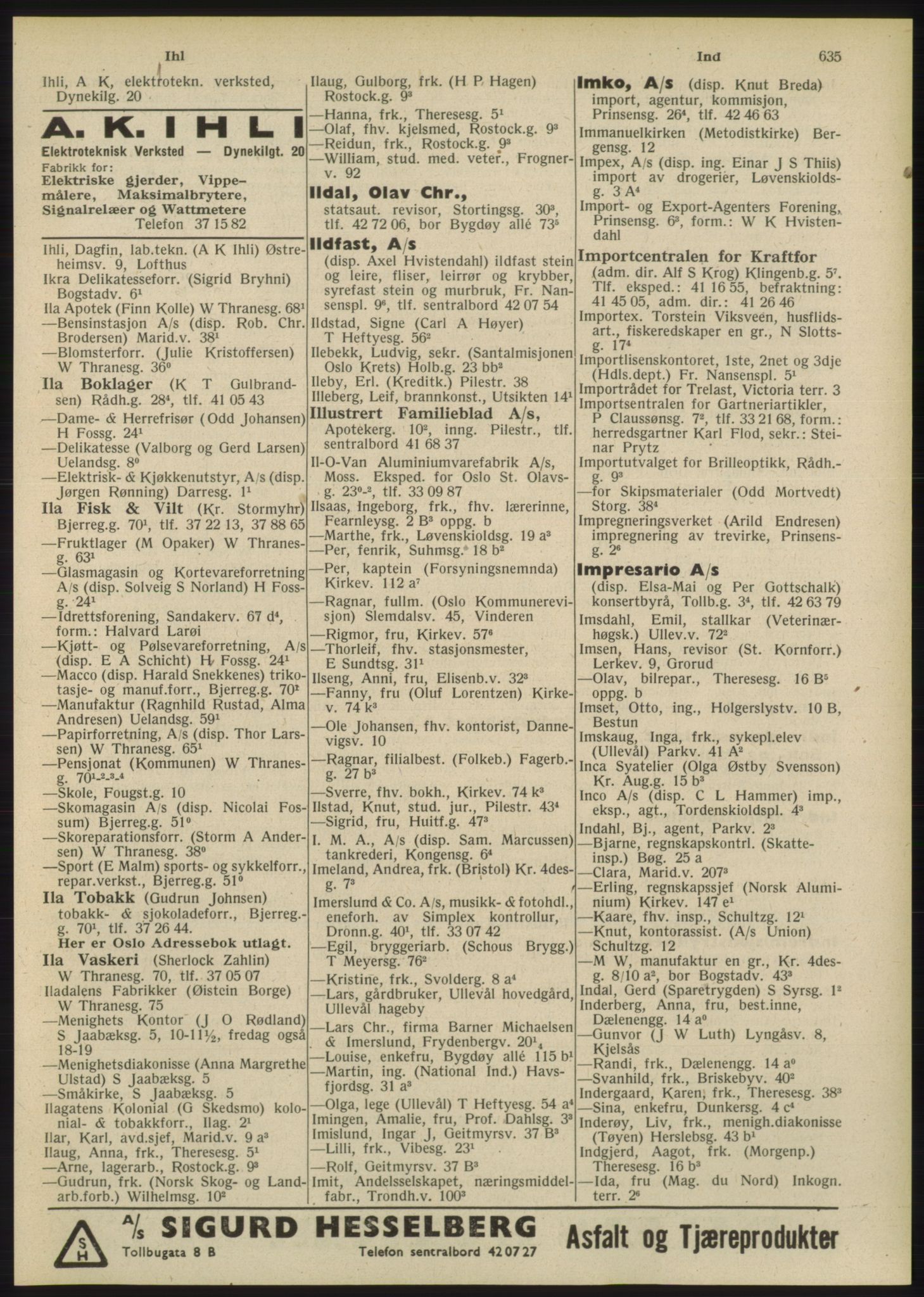 Kristiania/Oslo adressebok, PUBL/-, 1948, s. 635
