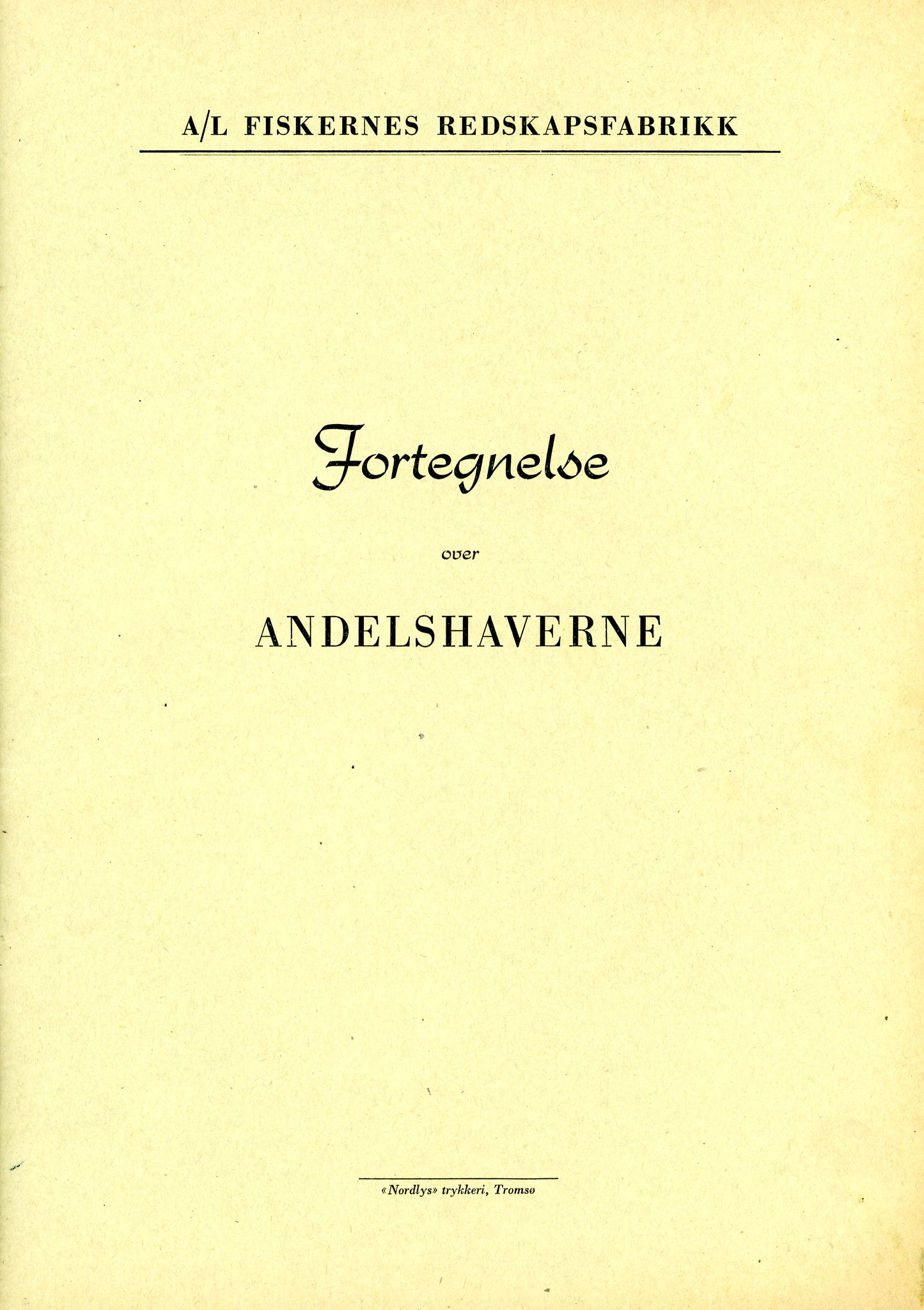 Vardø Fiskersamvirkelag, VAMU/A-0037/D/Da/L0002: Korrespondanse Er-Fi, 1946-1951