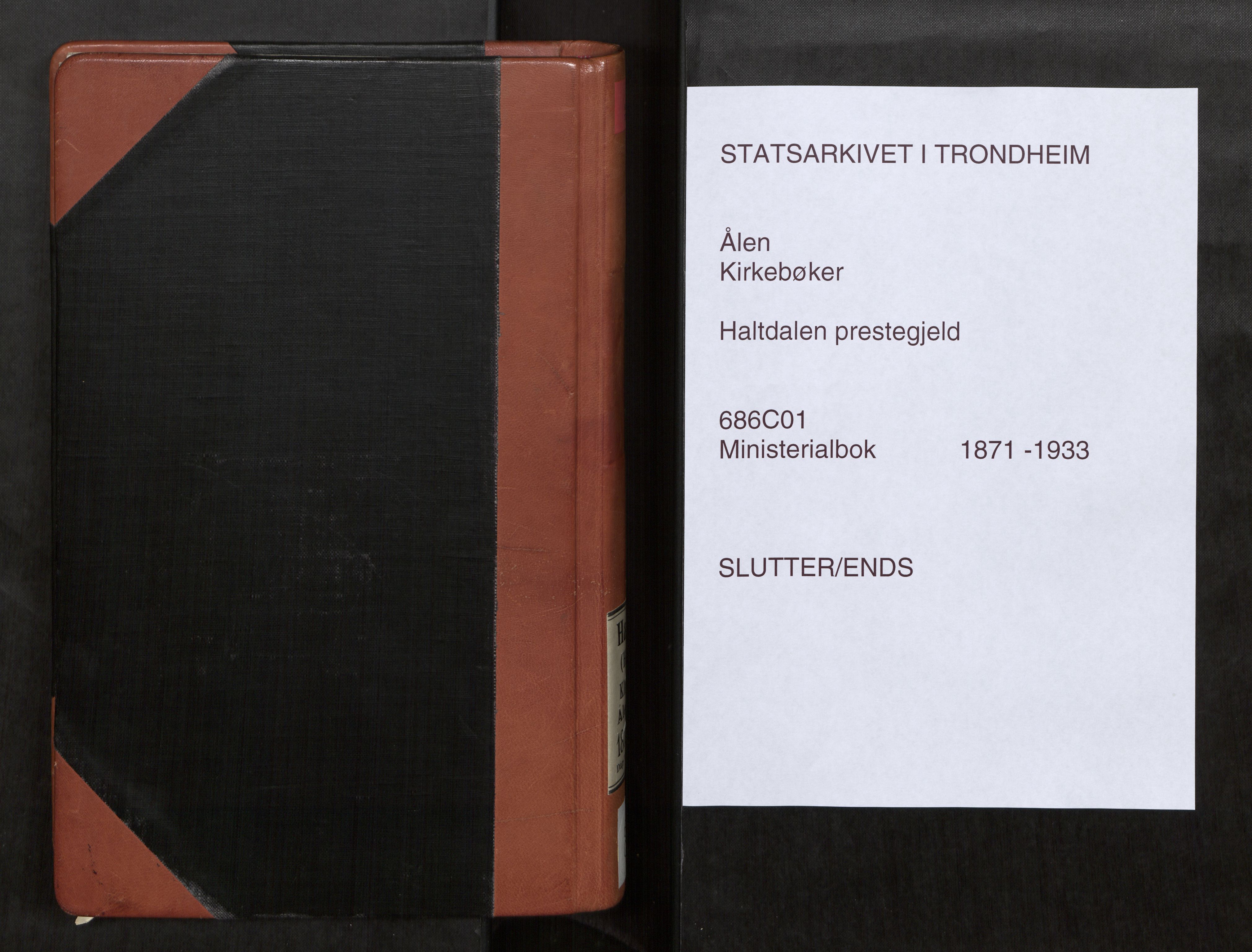 Ministerialprotokoller, klokkerbøker og fødselsregistre - Sør-Trøndelag, AV/SAT-A-1456/686/L0985: Klokkerbok nr. 686C01, 1871-1933