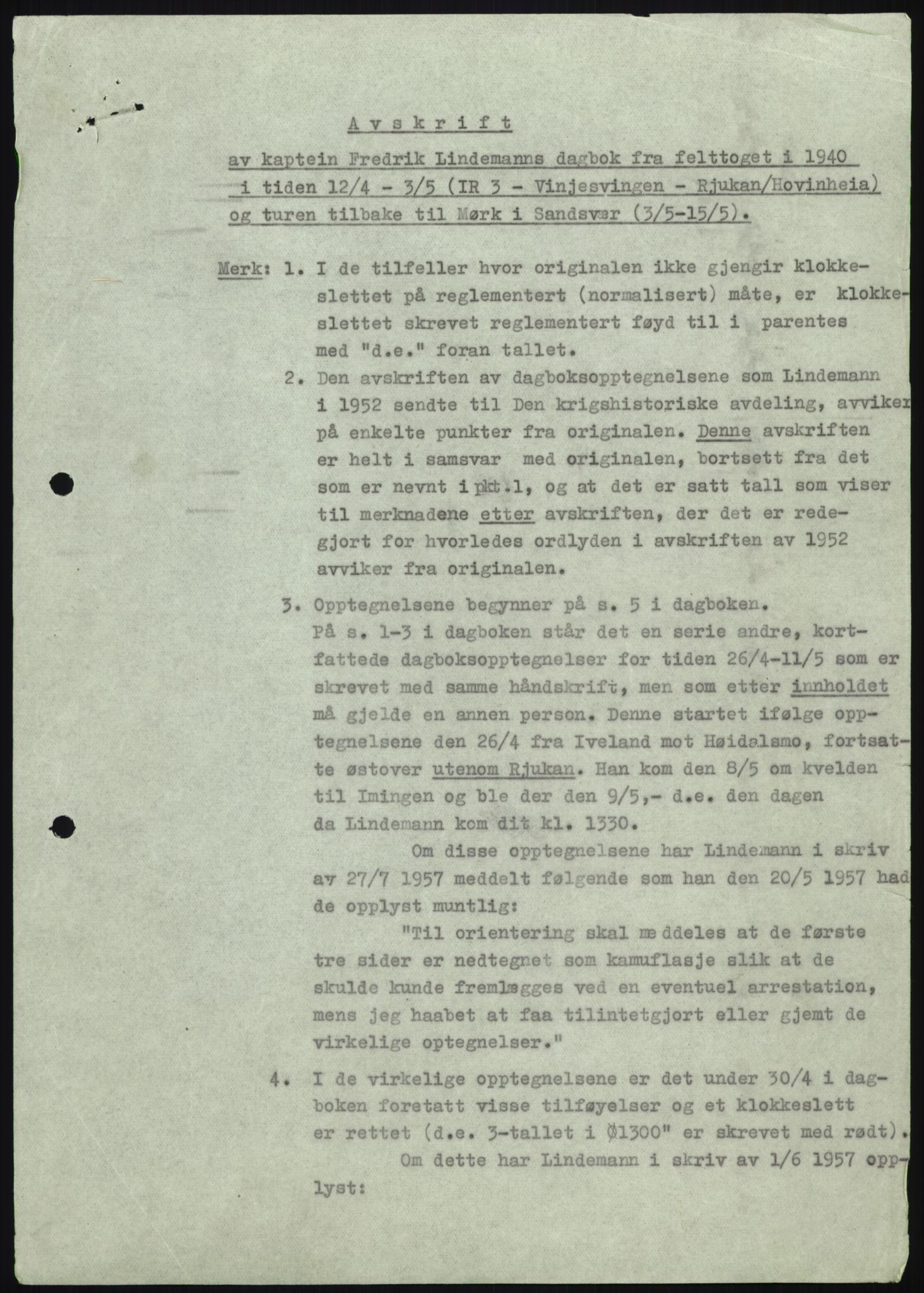 Forsvaret, Forsvarets krigshistoriske avdeling, AV/RA-RAFA-2017/Y/Yb/L0056: II-C-11-136-139  -  1. Divisjon, 1940-1957, s. 1752