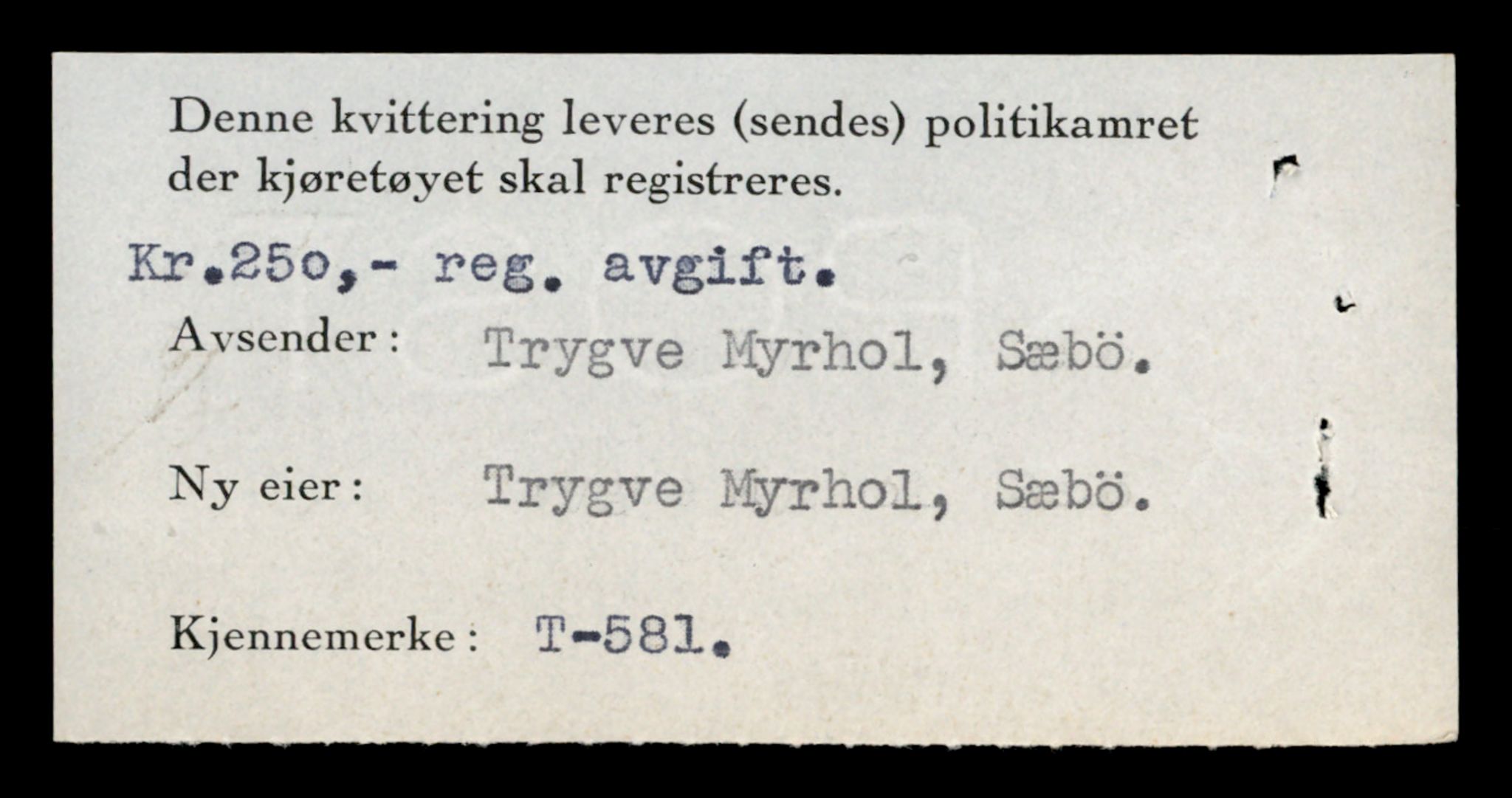 Møre og Romsdal vegkontor - Ålesund trafikkstasjon, AV/SAT-A-4099/F/Fe/L0006: Registreringskort for kjøretøy T 547 - T 650, 1927-1998, s. 1068