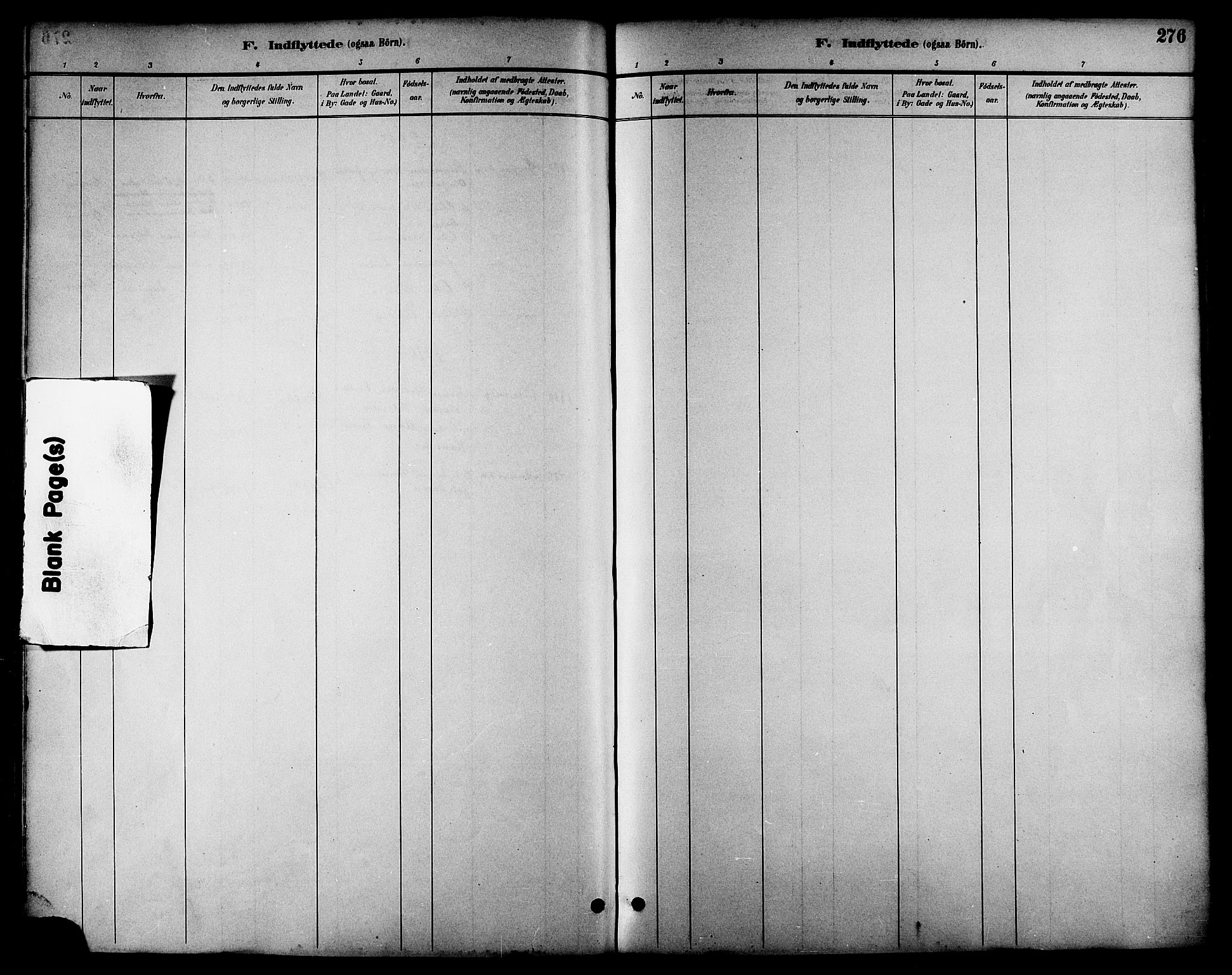 Ministerialprotokoller, klokkerbøker og fødselsregistre - Nordland, SAT/A-1459/814/L0230: Klokkerbok nr. 814C03, 1884-1911, s. 276