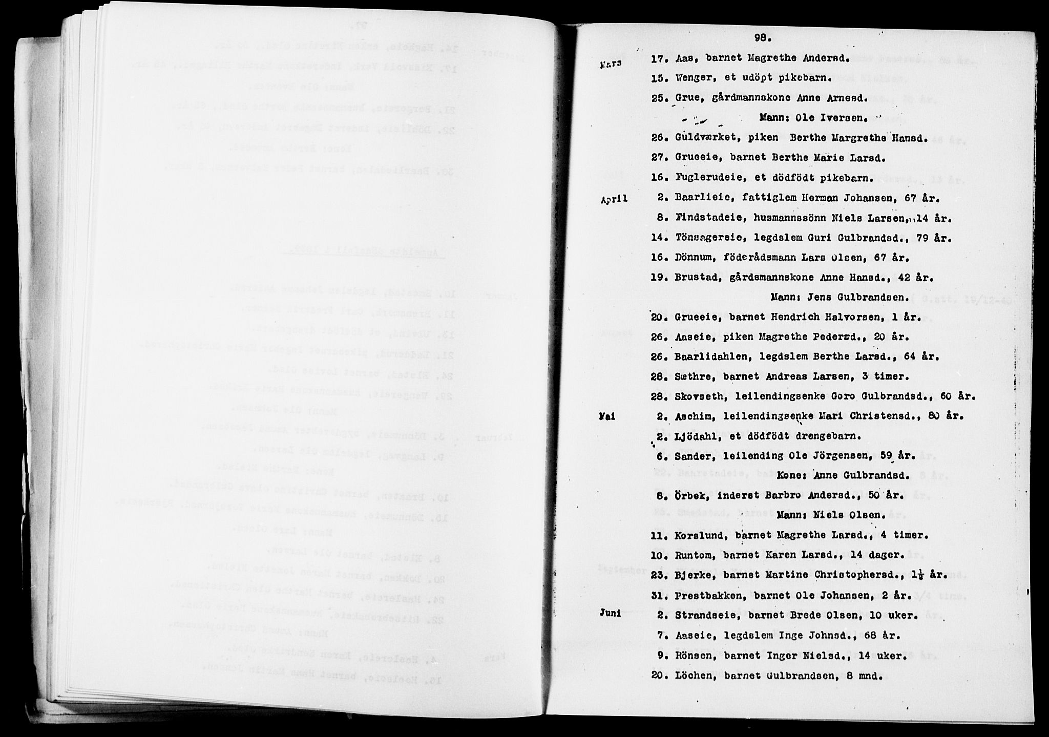 Eidsvoll prestekontor Kirkebøker, AV/SAO-A-10888/O/Oa/L0005: Annen kirkebok nr. 5, 1815-1865, s. 98
