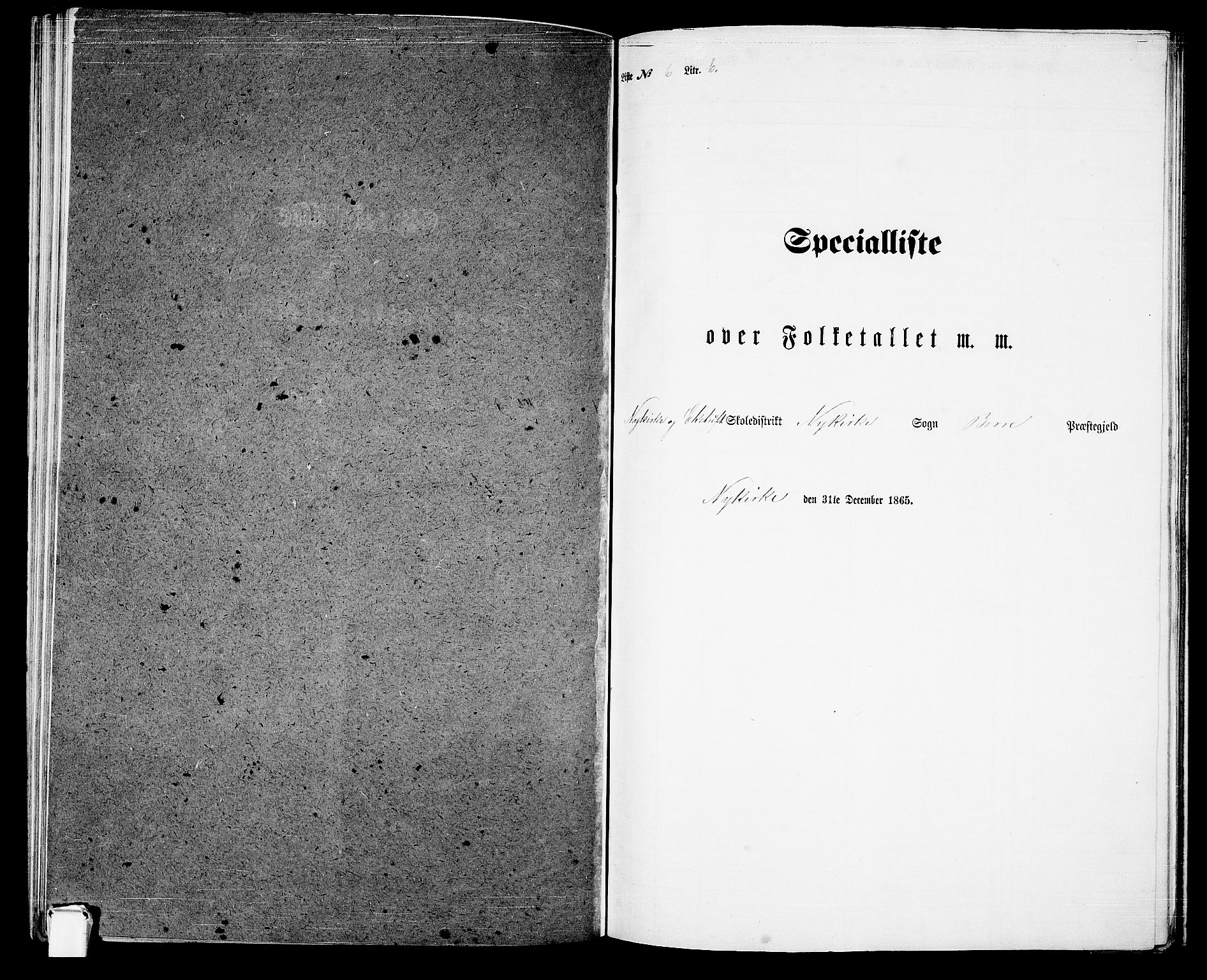 RA, Folketelling 1865 for 0717P Borre prestegjeld, Borre sokn og Nykirke sokn, 1865, s. 146