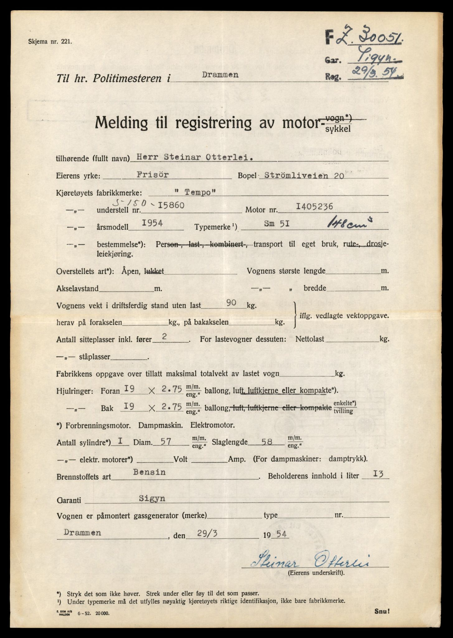 Møre og Romsdal vegkontor - Ålesund trafikkstasjon, AV/SAT-A-4099/F/Fe/L0039: Registreringskort for kjøretøy T 13361 - T 13530, 1927-1998, s. 2461