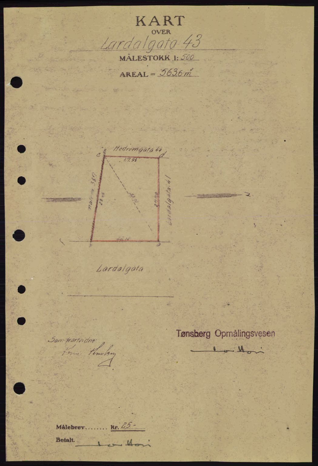 Tønsberg sorenskriveri, AV/SAKO-A-130/G/Ga/Gaa/L0016: Pantebok nr. A16, 1944-1945, Dagboknr: 2088/1944