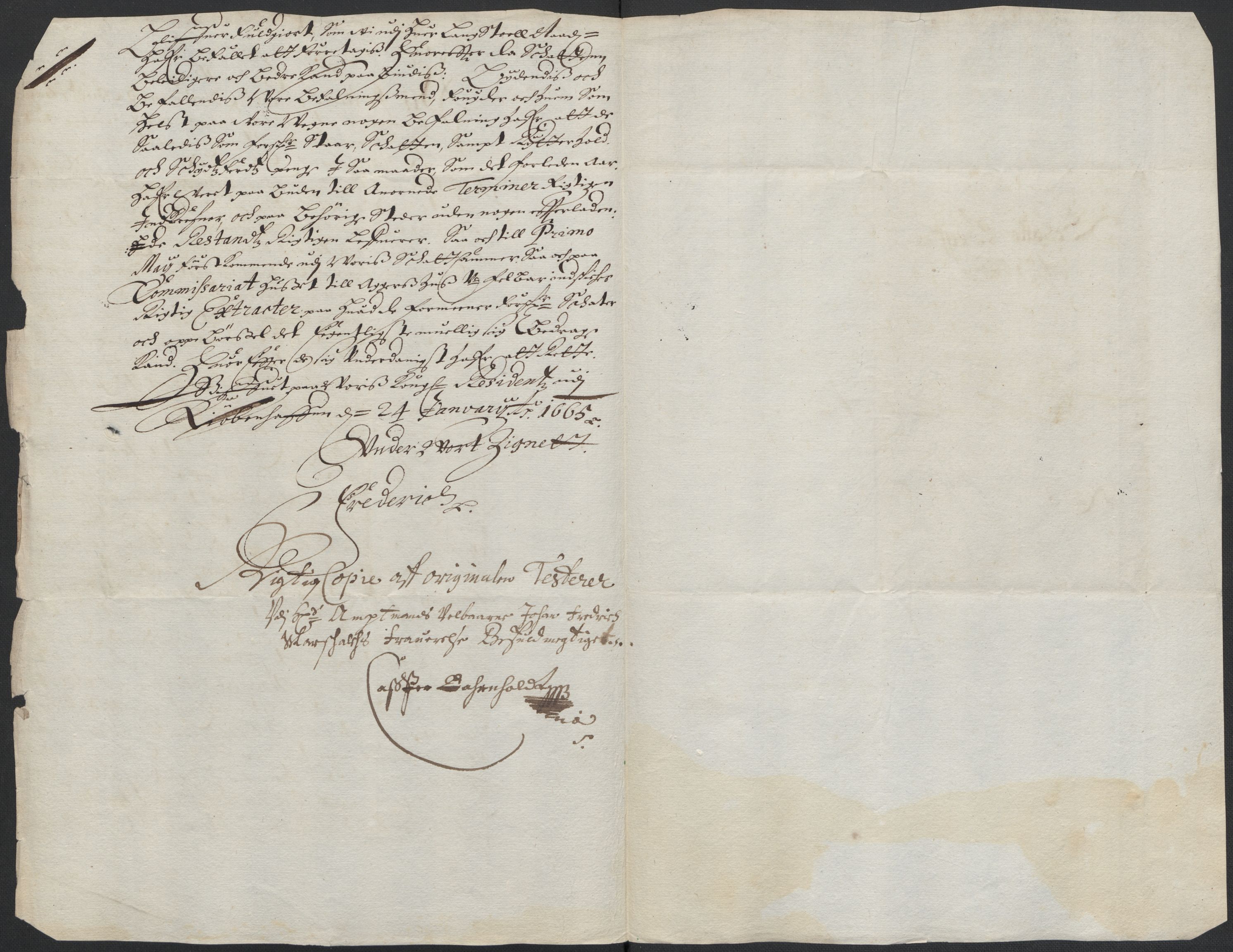 Rentekammeret inntil 1814, Reviderte regnskaper, Fogderegnskap, RA/EA-4092/R35/L2056: Fogderegnskap Øvre og Nedre Telemark, 1665, s. 7