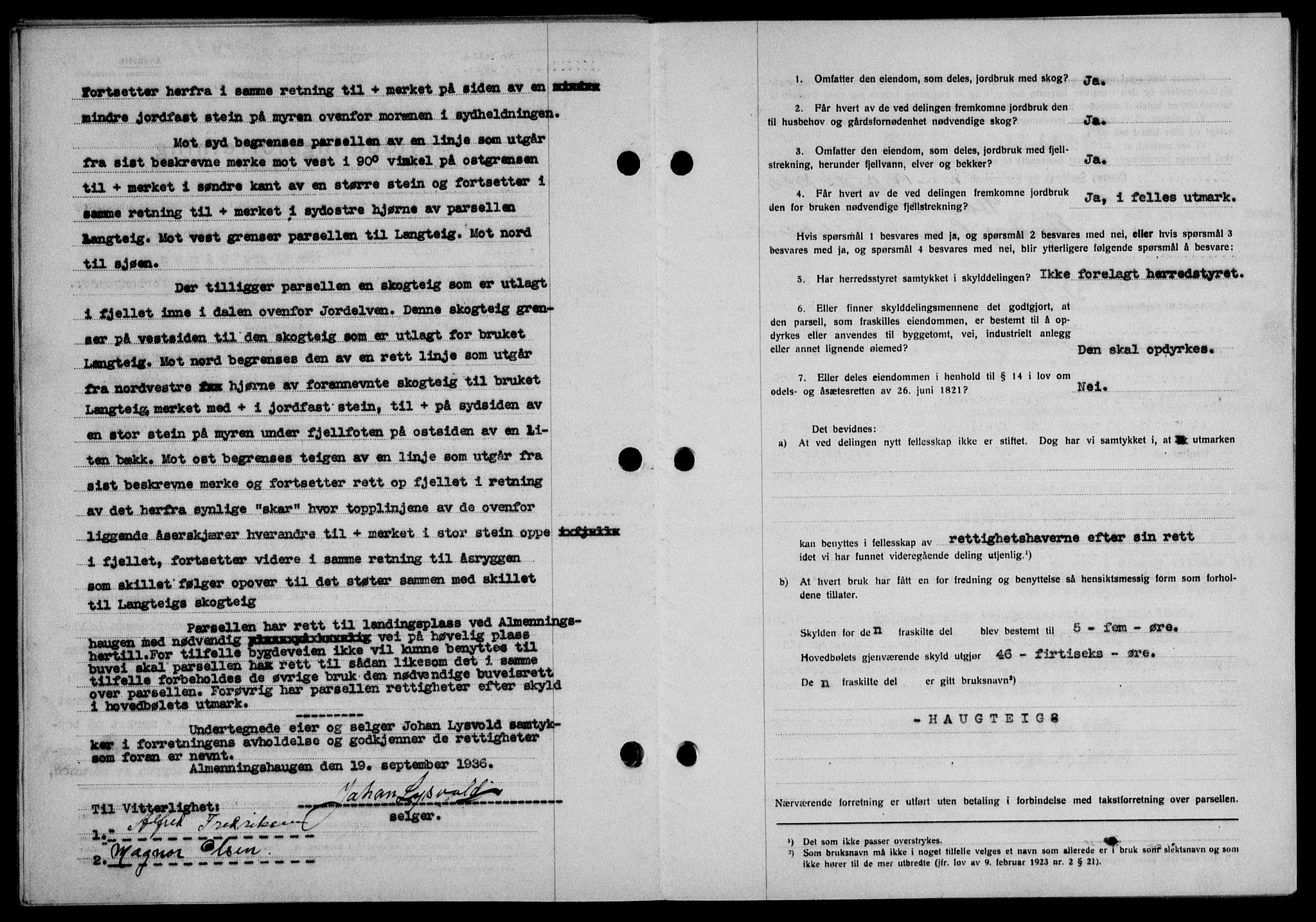 Lofoten sorenskriveri, SAT/A-0017/1/2/2C/L0002a: Pantebok nr. 2a, 1937-1937, Dagboknr: 794/1937