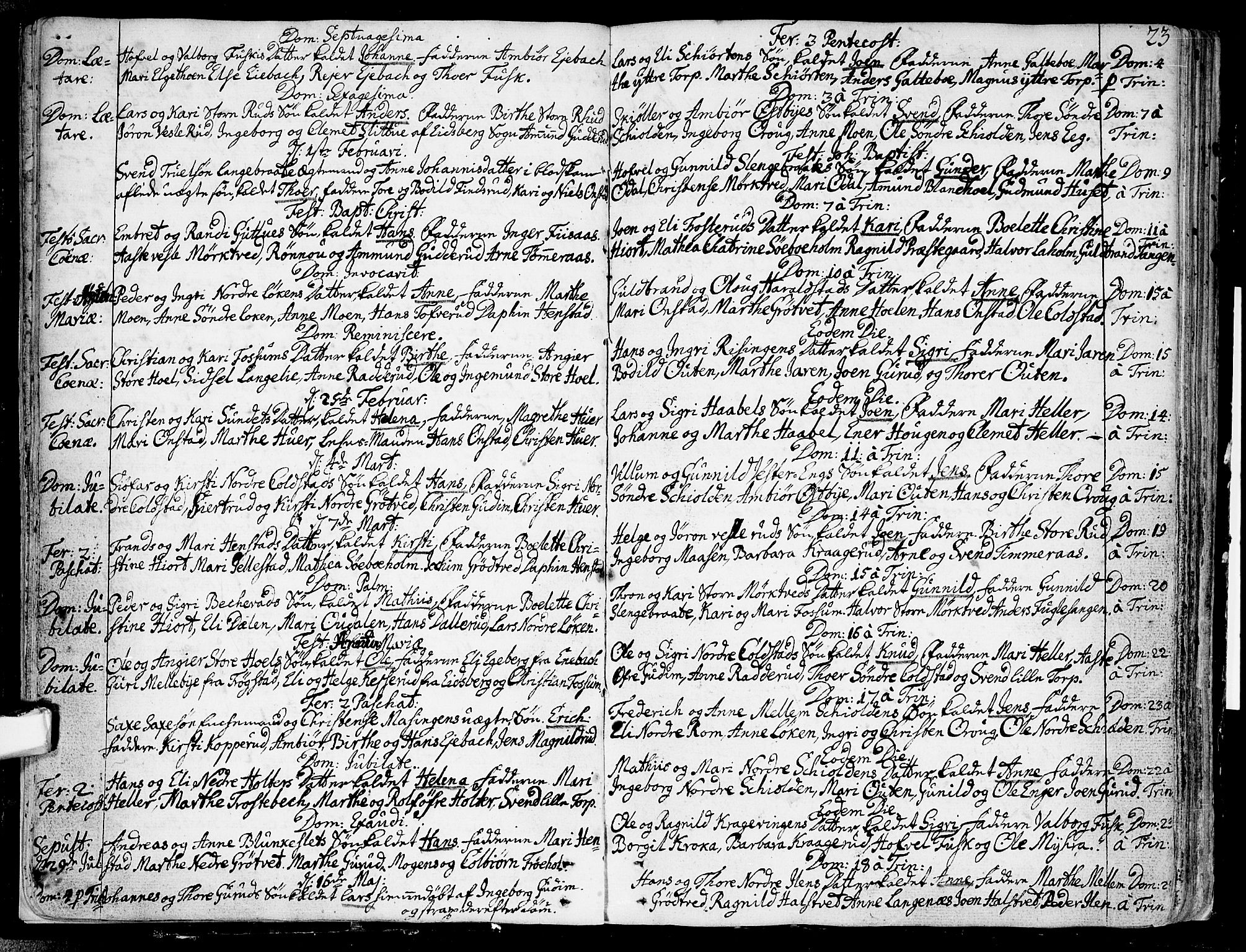 Askim prestekontor Kirkebøker, AV/SAO-A-10900/F/Fa/L0001: Ministerialbok nr. 1, 1733-1757, s. 23