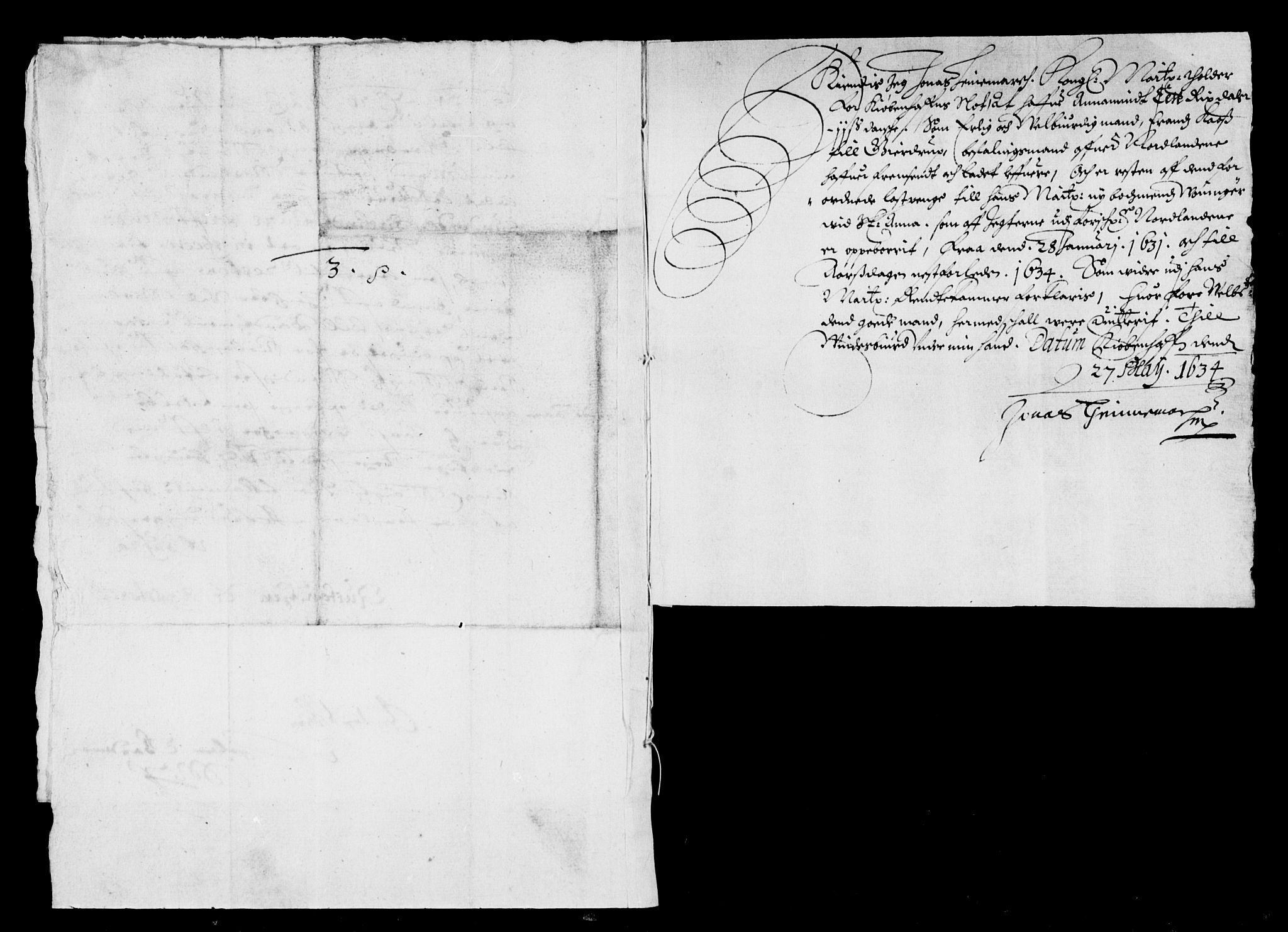 Rentekammeret inntil 1814, Reviderte regnskaper, Lensregnskaper, AV/RA-EA-5023/R/Rb/Rbz/L0025: Nordlandenes len, 1631-1635