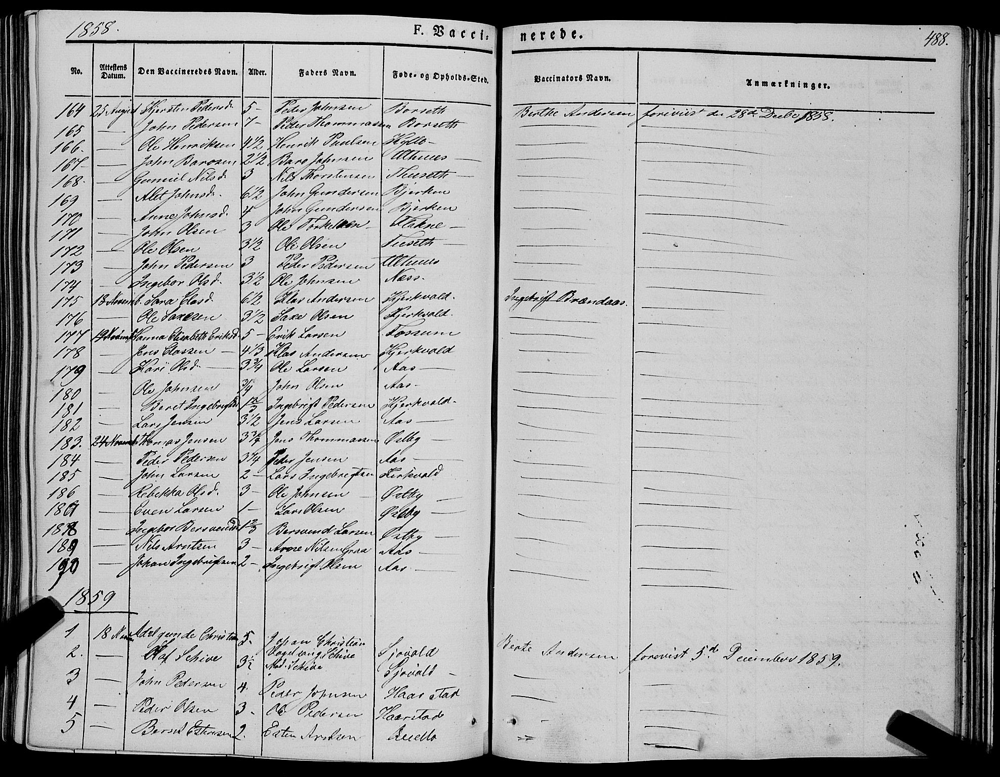 Ministerialprotokoller, klokkerbøker og fødselsregistre - Sør-Trøndelag, SAT/A-1456/695/L1145: Ministerialbok nr. 695A06 /1, 1843-1859, s. 488