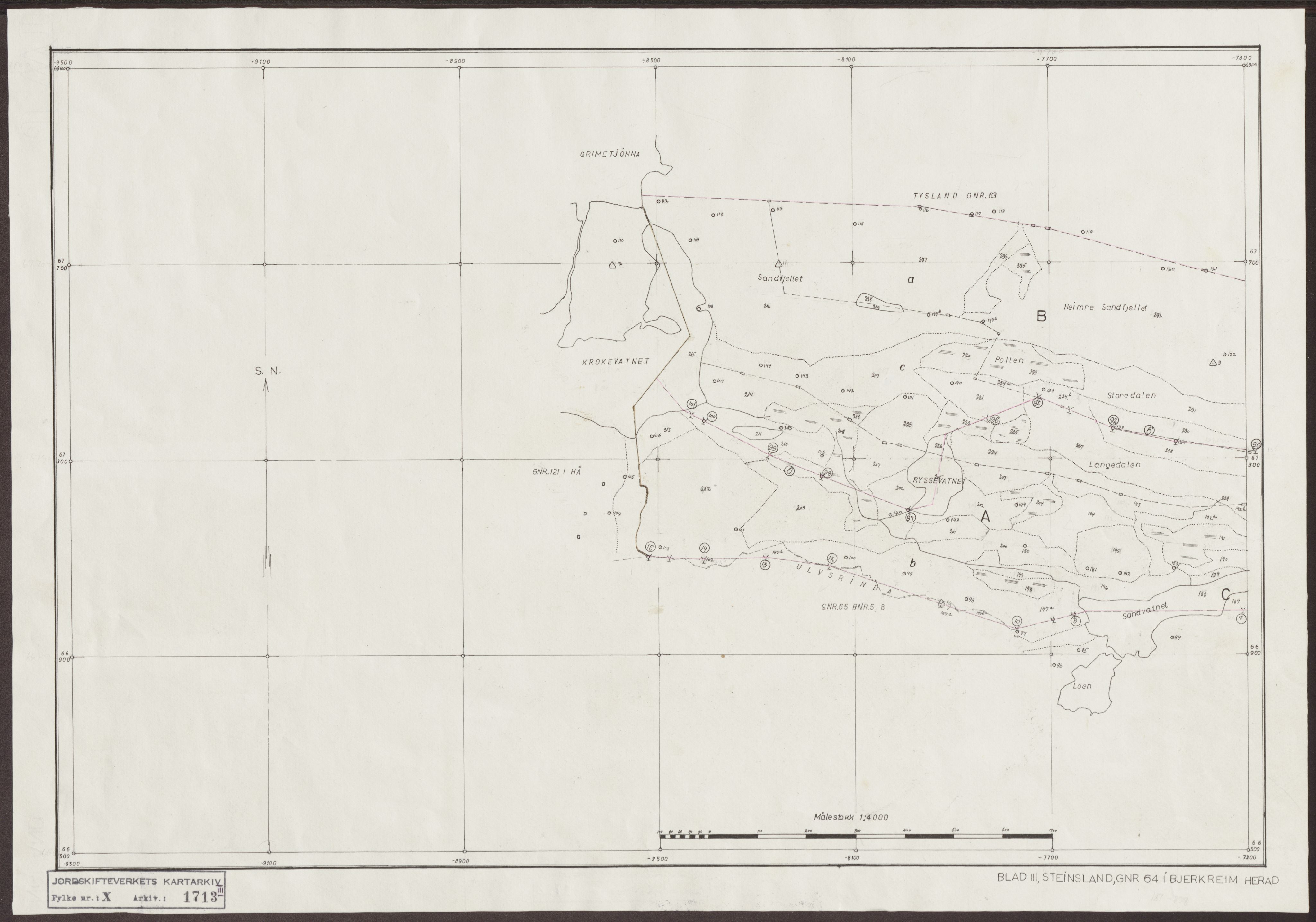 Jordskifteverkets kartarkiv, RA/S-3929/T, 1859-1988, s. 2111