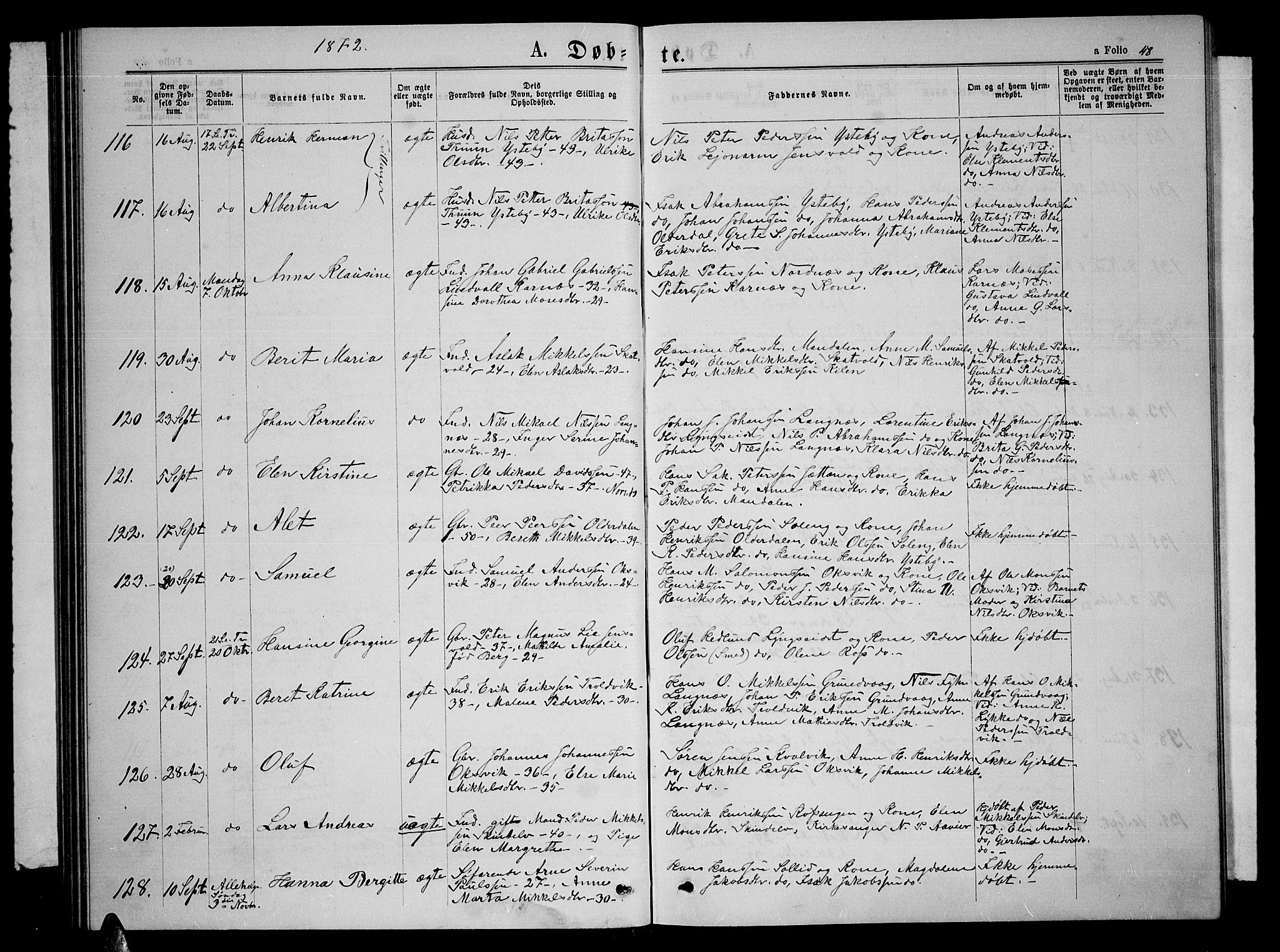 Lyngen sokneprestembete, AV/SATØ-S-1289/H/He/Heb/L0004klokker: Klokkerbok nr. 4, 1868-1878, s. 48