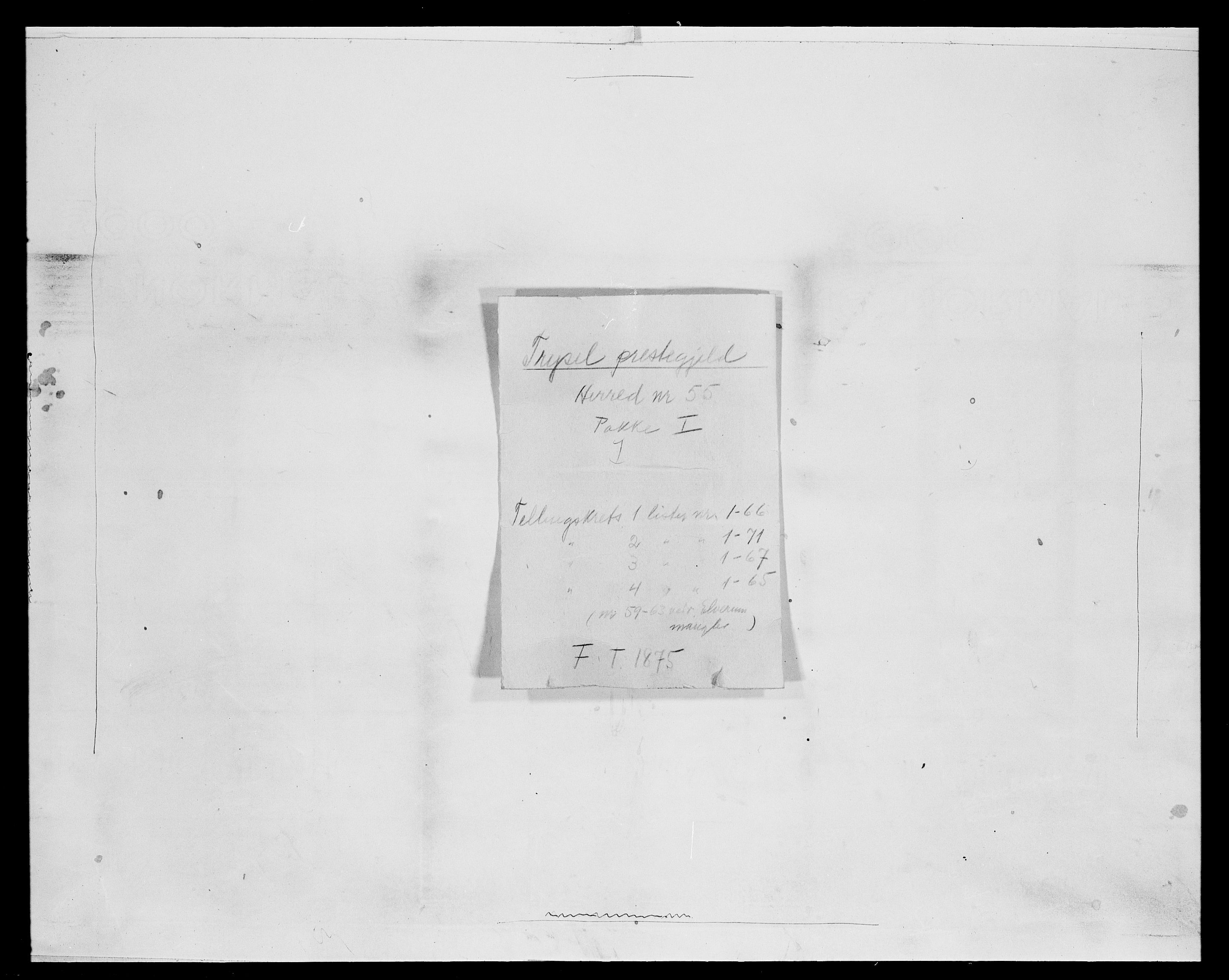 SAH, Folketelling 1875 for 0428P Trysil prestegjeld, 1875, s. 122
