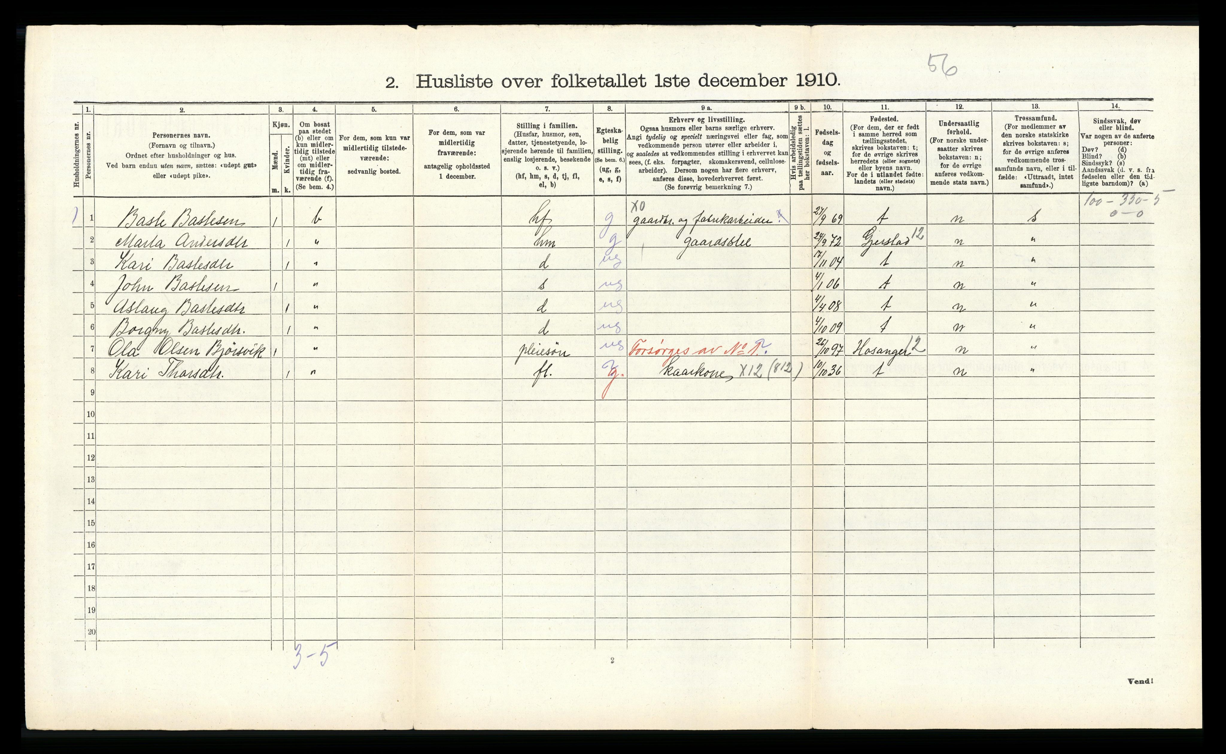 RA, Folketelling 1910 for 1254 Hamre herred, 1910, s. 653