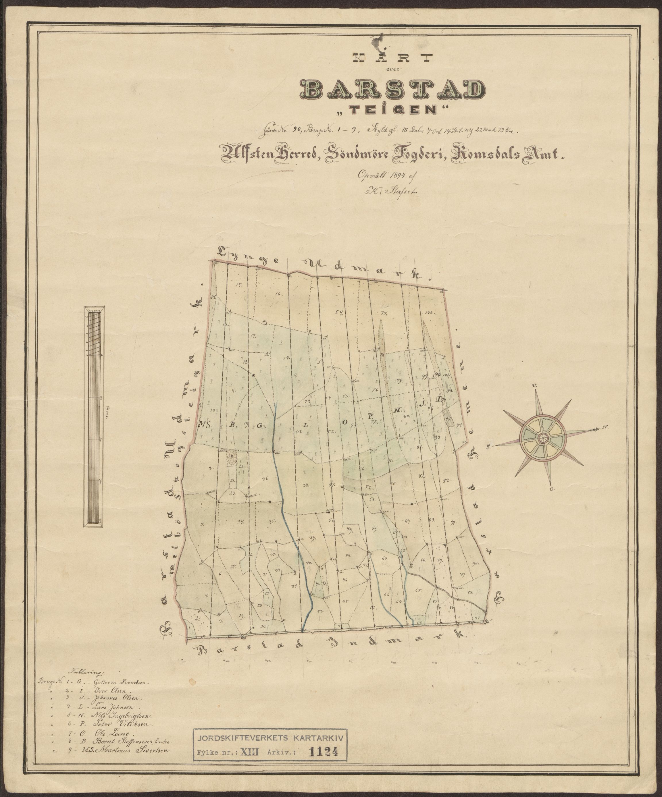 Jordskifteverkets kartarkiv, AV/RA-S-3929/T, 1859-1988, s. 1353