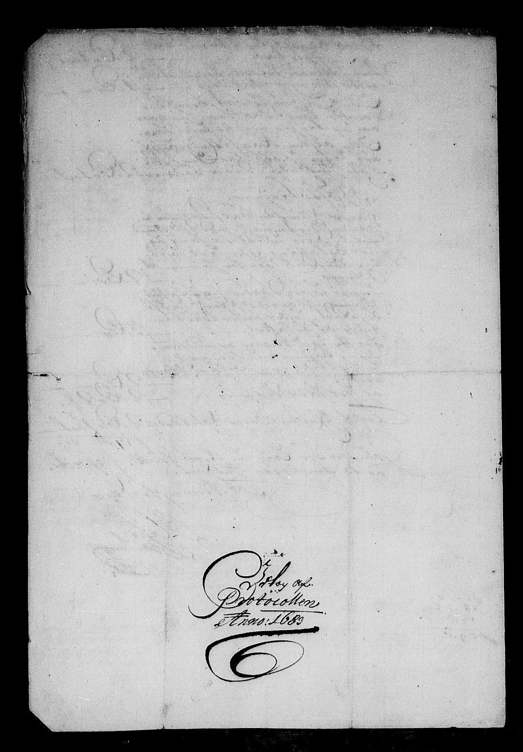 Rentekammeret inntil 1814, Reviderte regnskaper, Stiftamtstueregnskaper, Bergen stiftamt, AV/RA-EA-6043/R/Rc/L0069: Bergen stiftamt, 1683