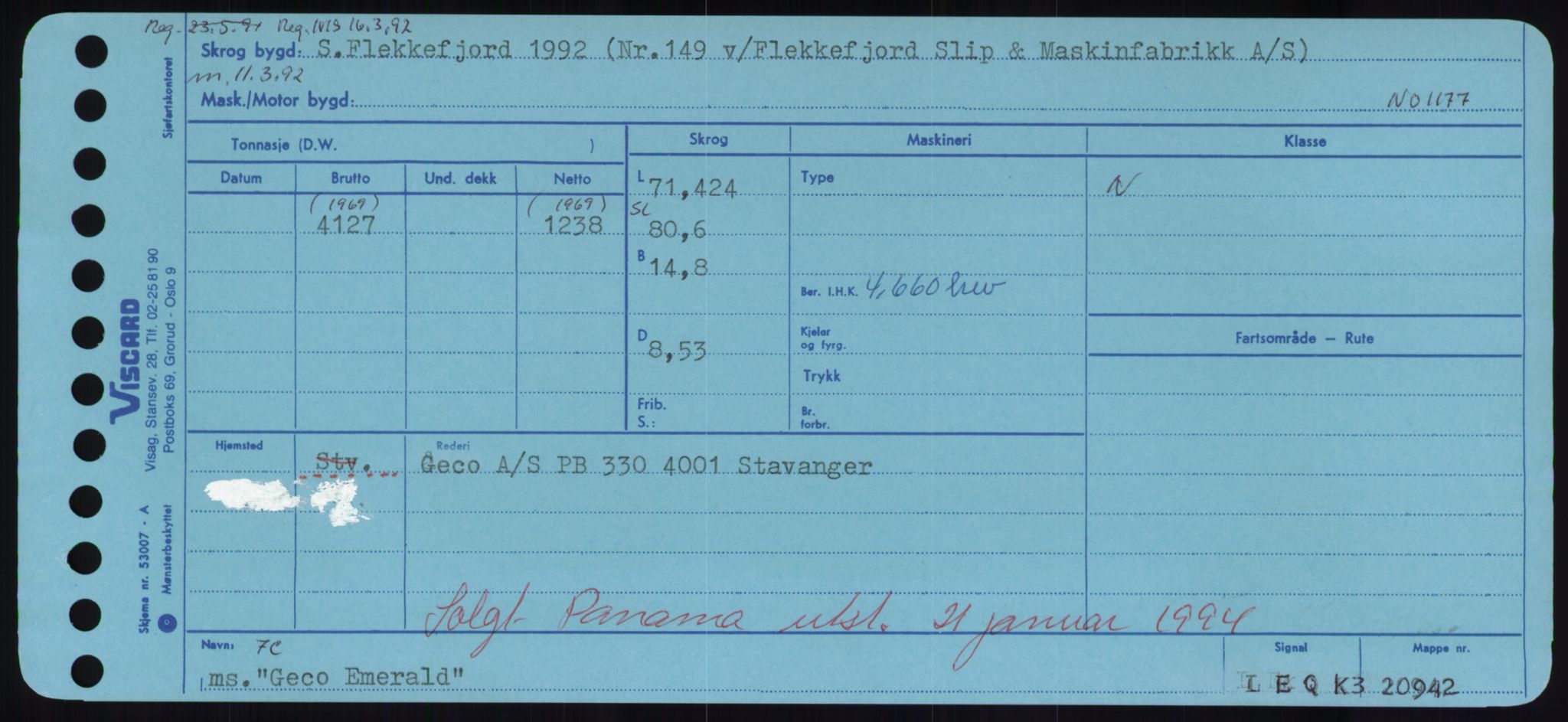 Sjøfartsdirektoratet med forløpere, Skipsmålingen, RA/S-1627/H/Hd/L0012: Fartøy, G-Glø, s. 145