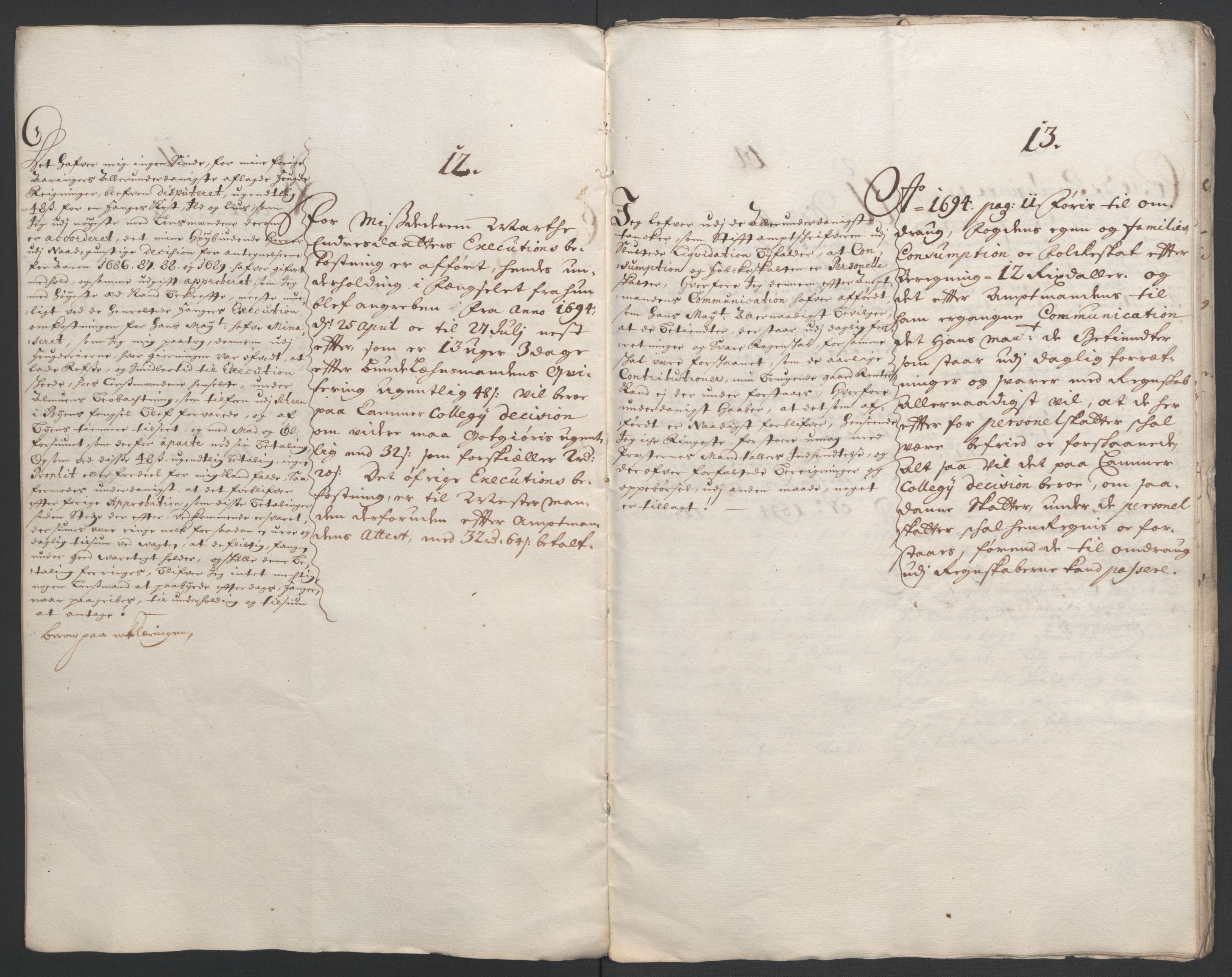 Rentekammeret inntil 1814, Reviderte regnskaper, Fogderegnskap, AV/RA-EA-4092/R36/L2092: Fogderegnskap Øvre og Nedre Telemark og Bamble, 1694, s. 284