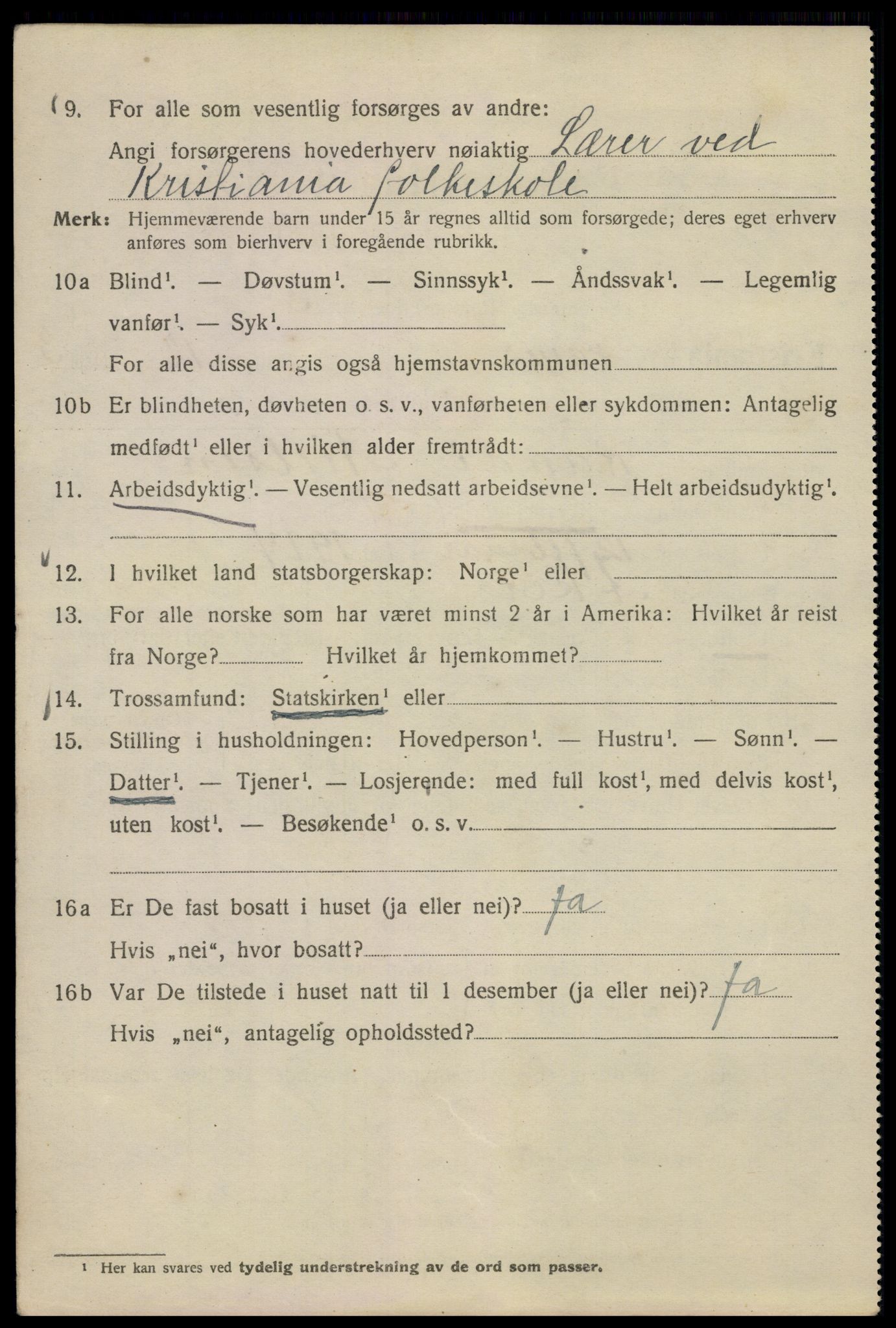 SAO, Folketelling 1920 for 0301 Kristiania kjøpstad, 1920, s. 228602